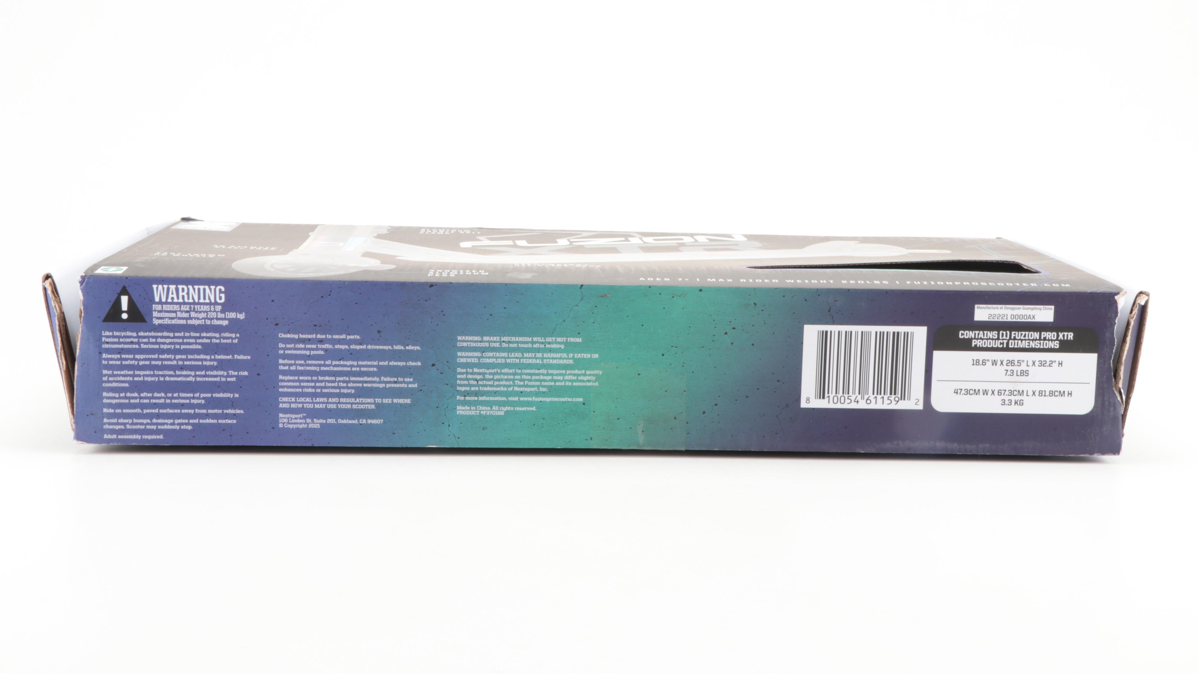 Fuzion XTR Pro 2 Neochrome Wheel Kick Scooter