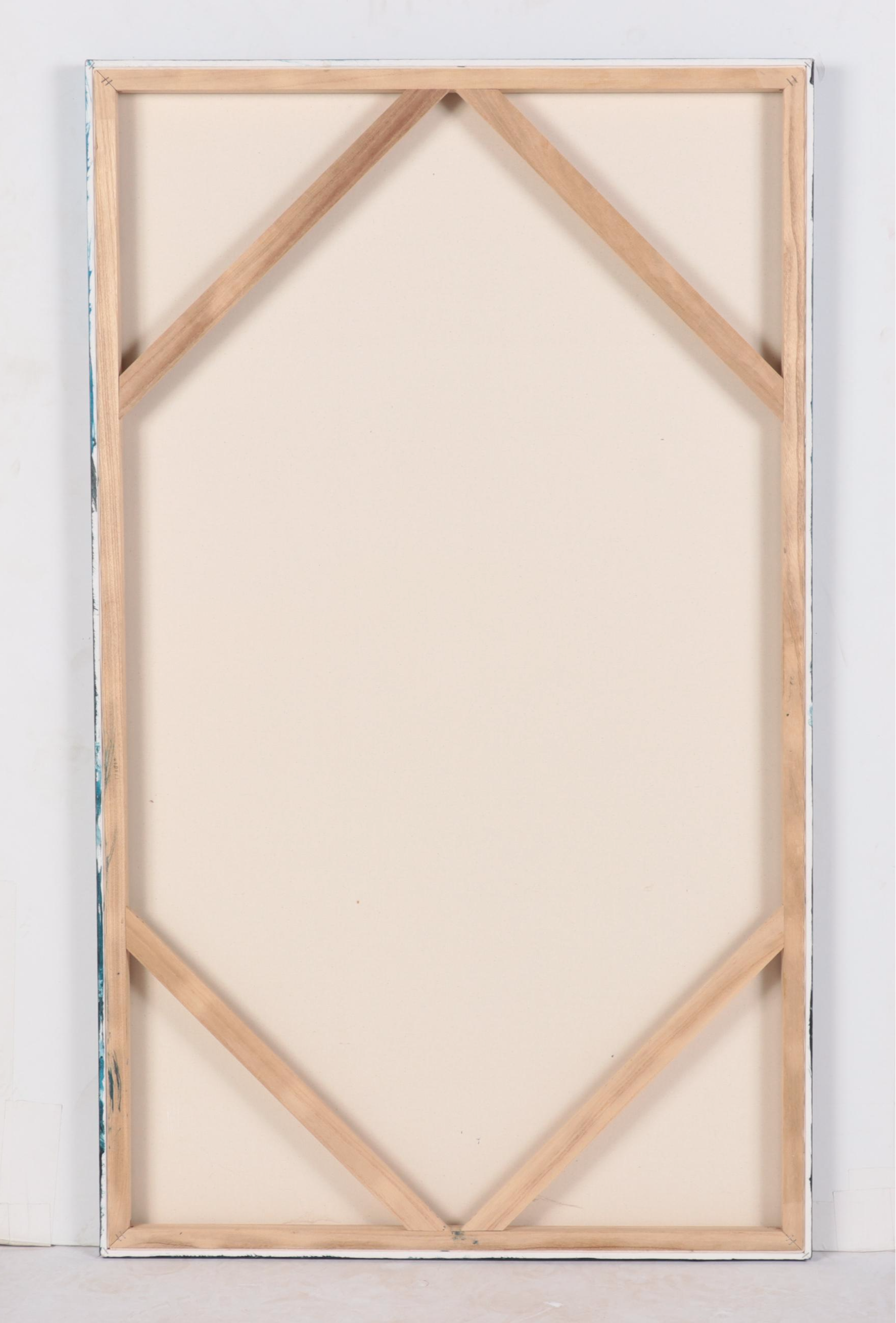 Randall Sahmie Oil Painting of Katsina Figures, 2005