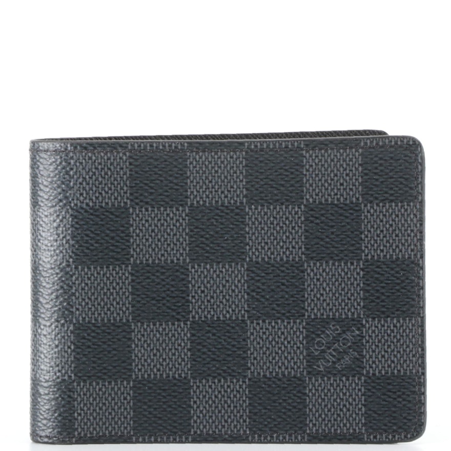 Louis Vuitton Bifold Wallet in Damier Graphite Canvas