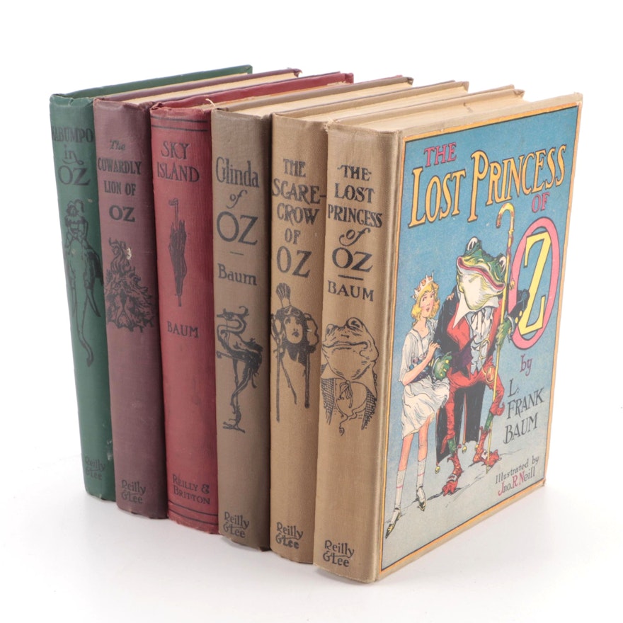 "The Lost Princess of Oz" and Other L Frank Baum and Ruth Plumly Thompson Books