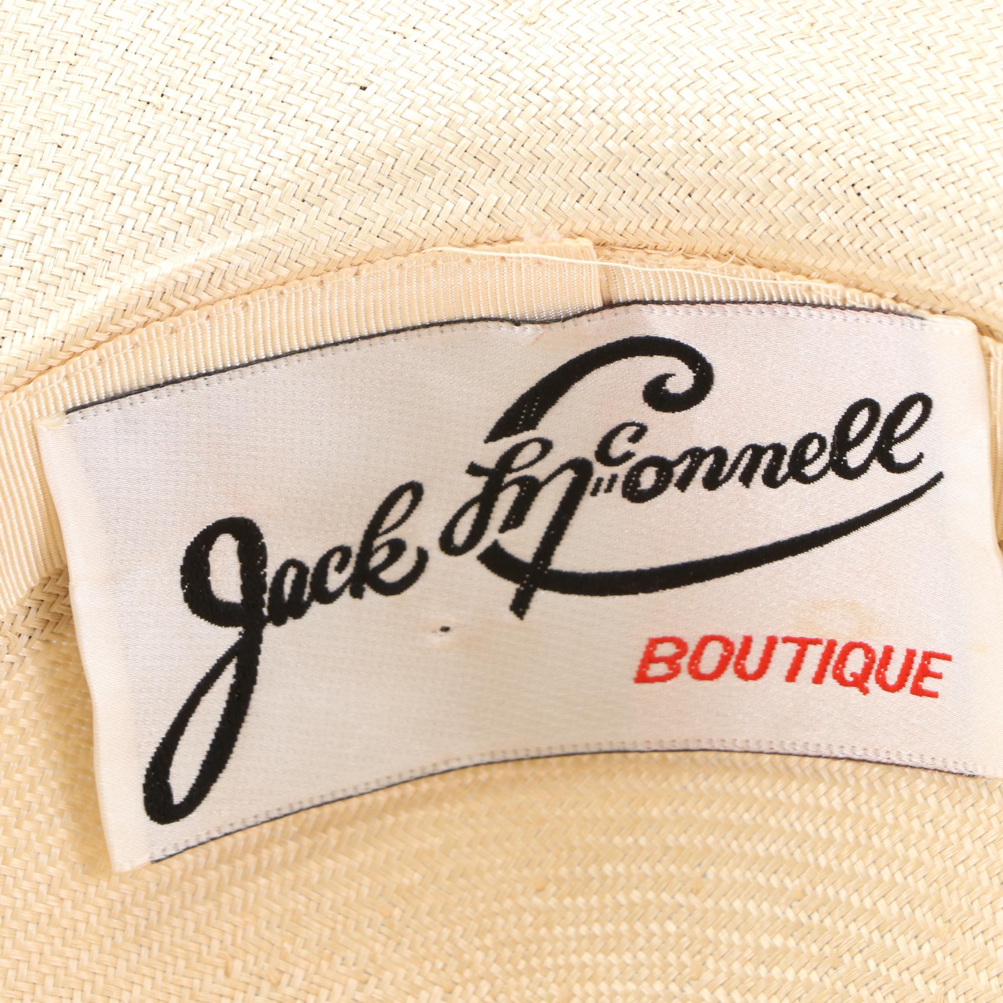 Jack McConnell Boutique Tulle Hat and Bellini Wide Brim Hat with Box