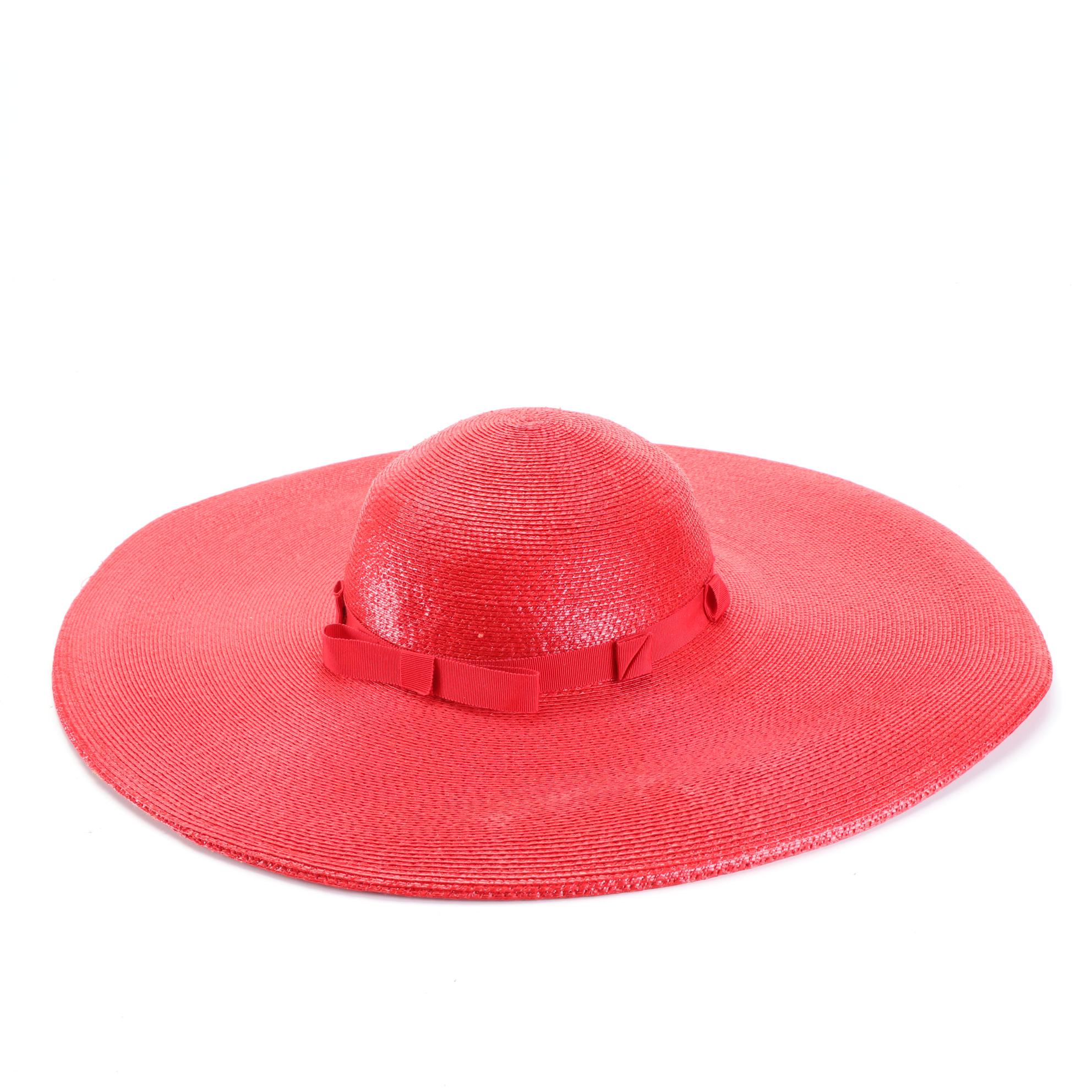 Jack McConnell Boutique Tulle Hat and Bellini Wide Brim Hat with Box