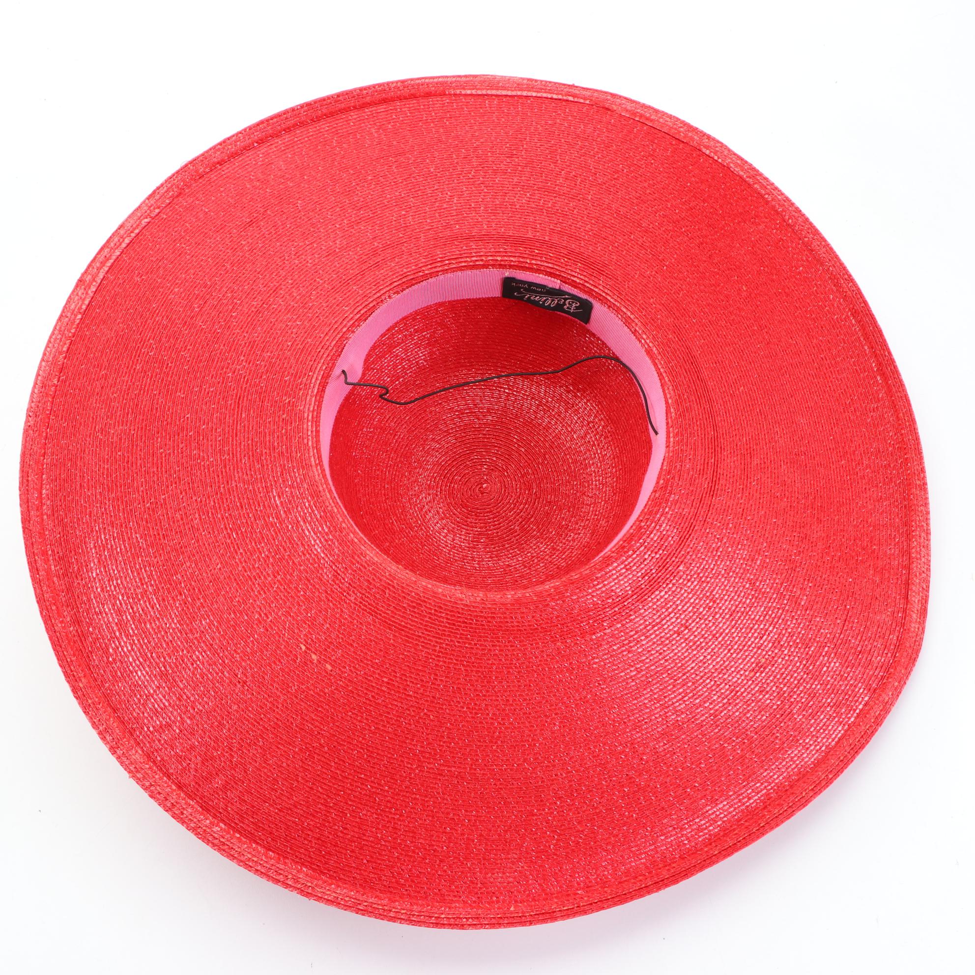 Jack McConnell Boutique Tulle Hat and Bellini Wide Brim Hat with Box