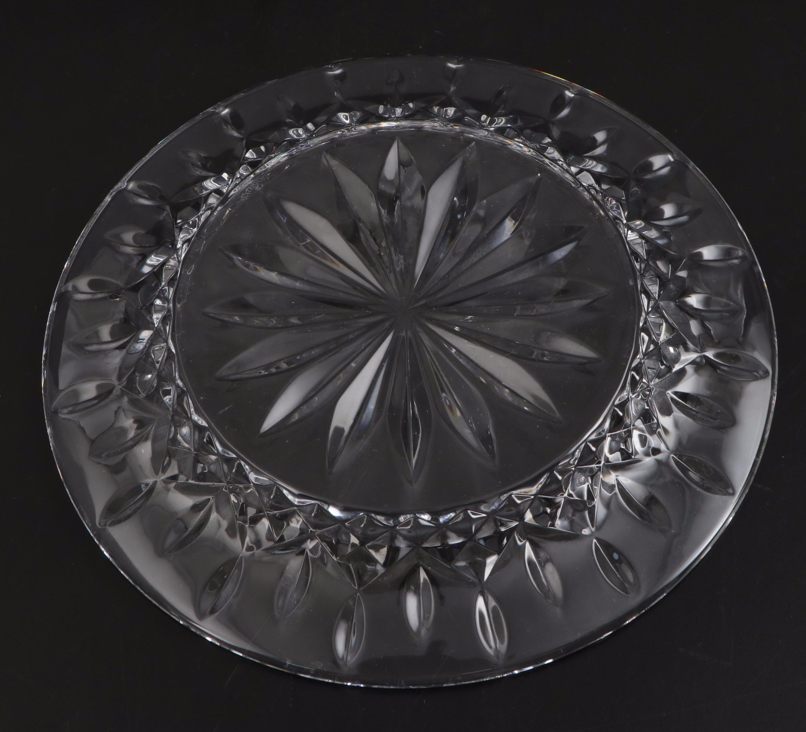 Waterford Crystal "Lismore" Accent Plates