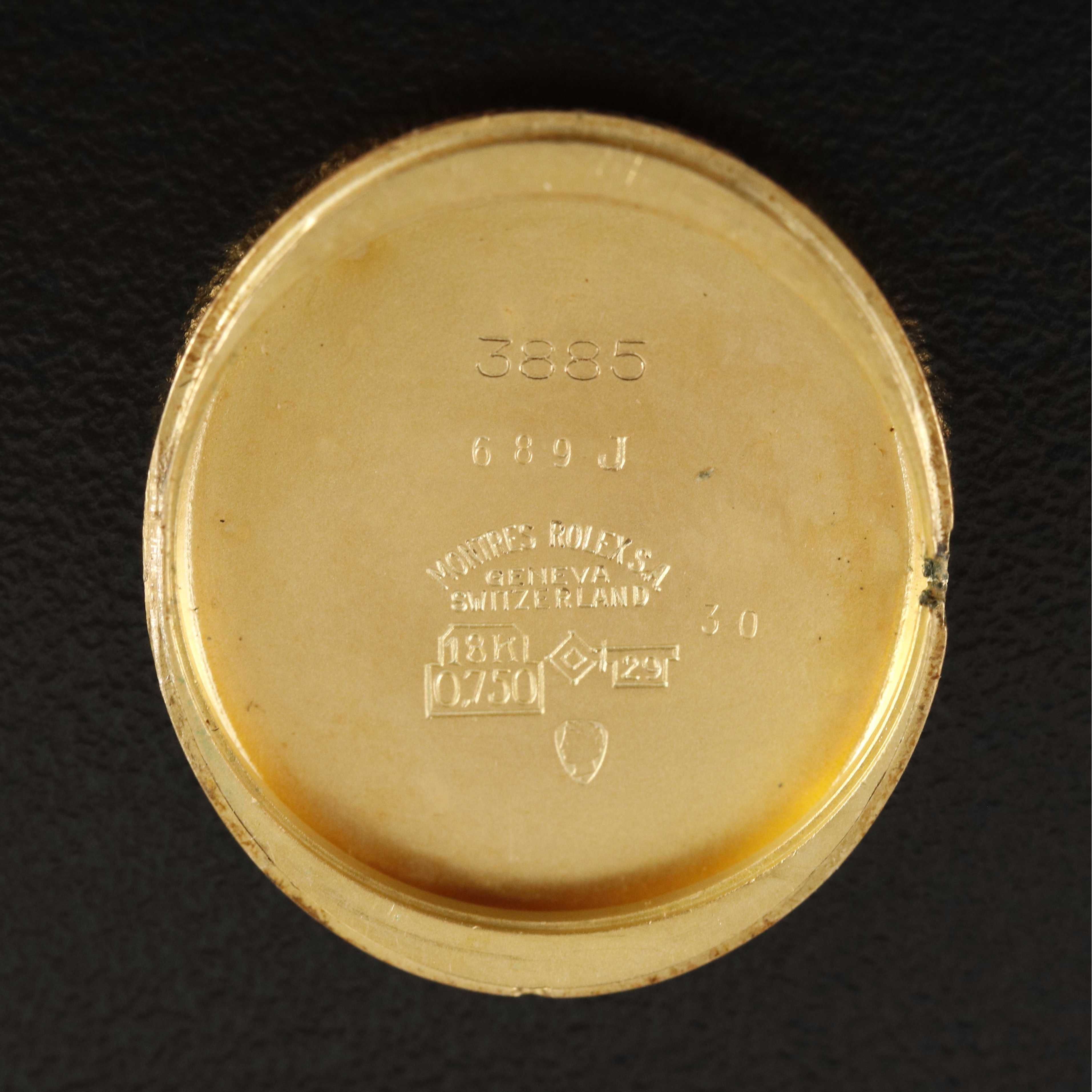 18K Rolex Cellini Stem Wind Watch