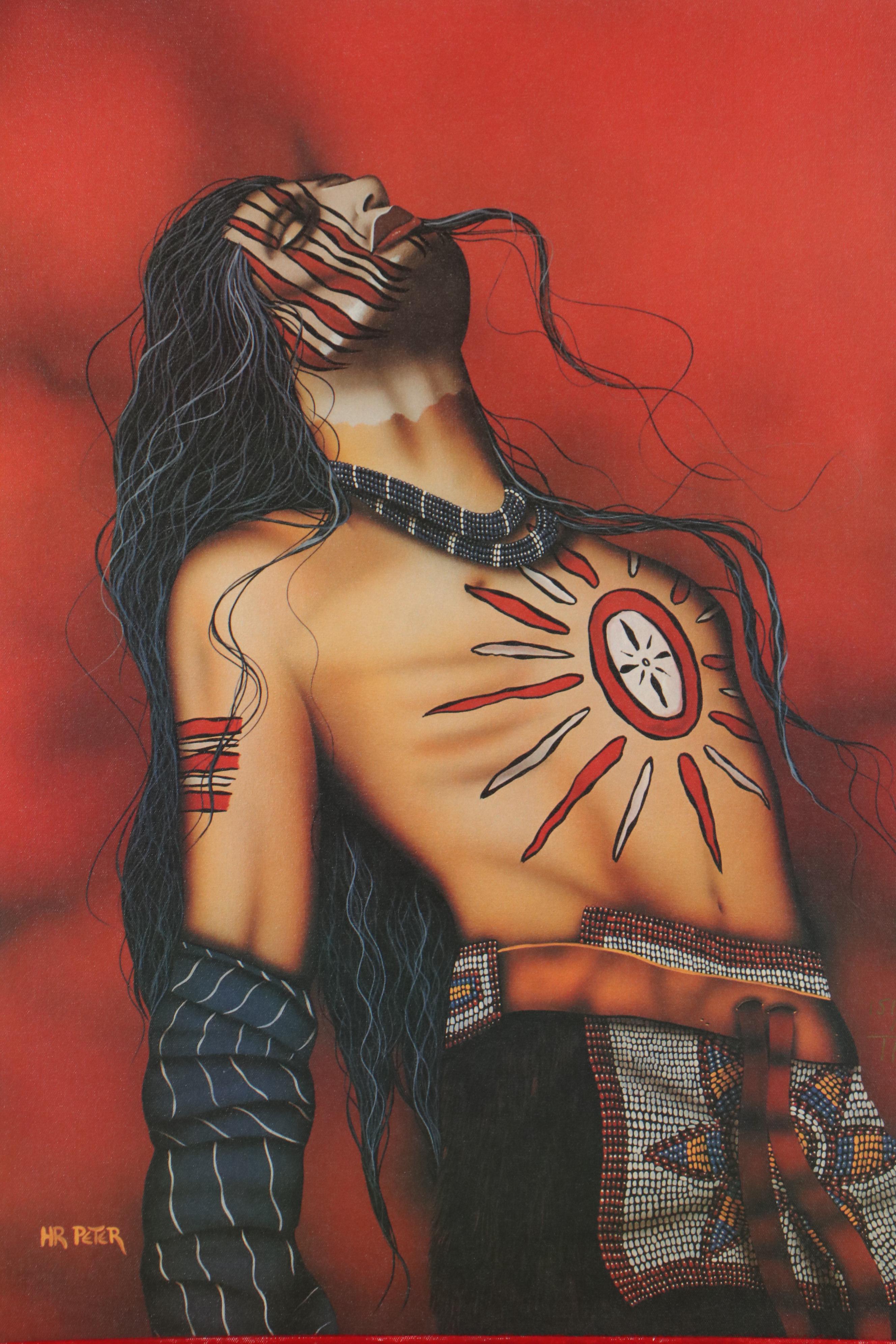 Henri Peter Offset Lithograph "Sundancer," 1993