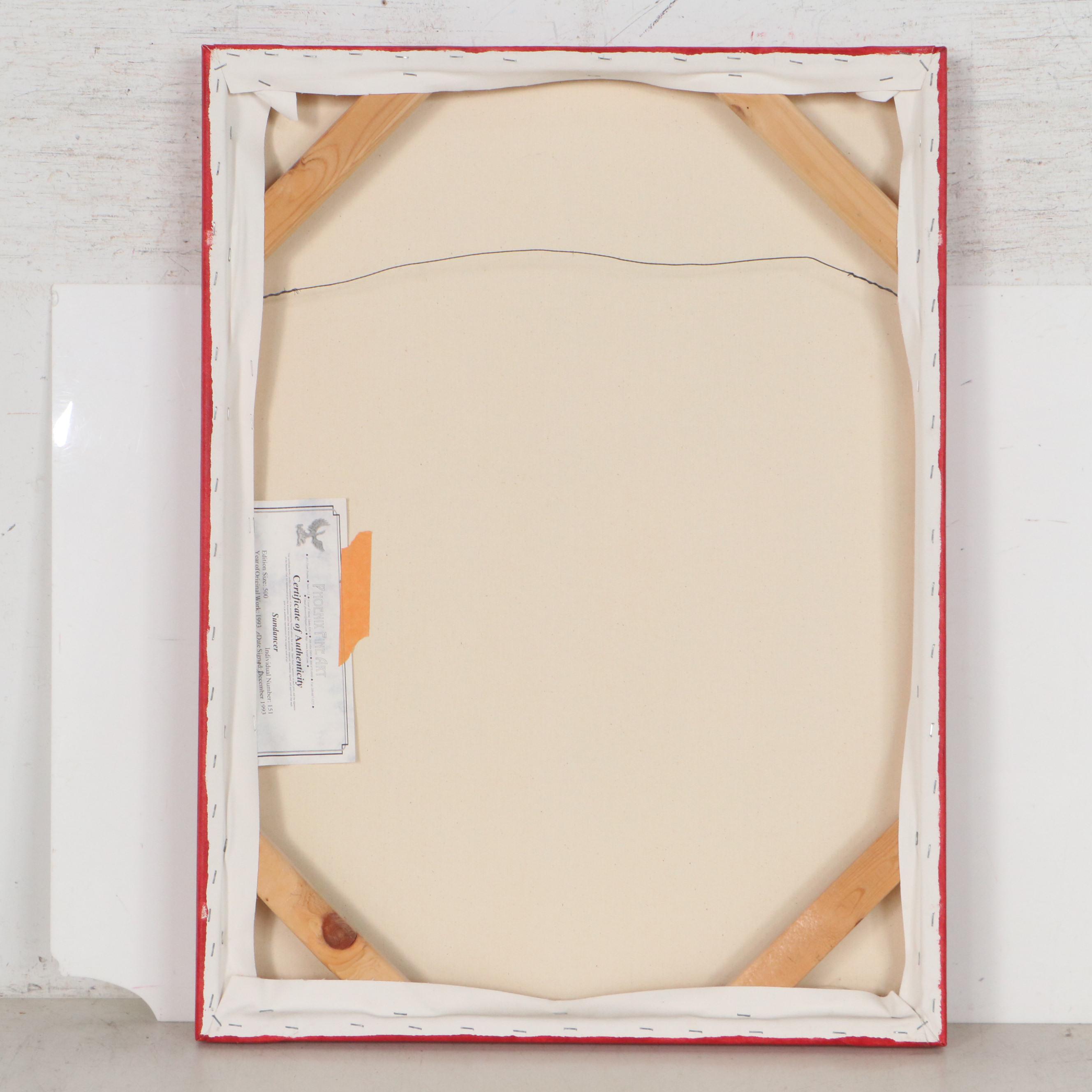 Henri Peter Offset Lithograph "Sundancer," 1993