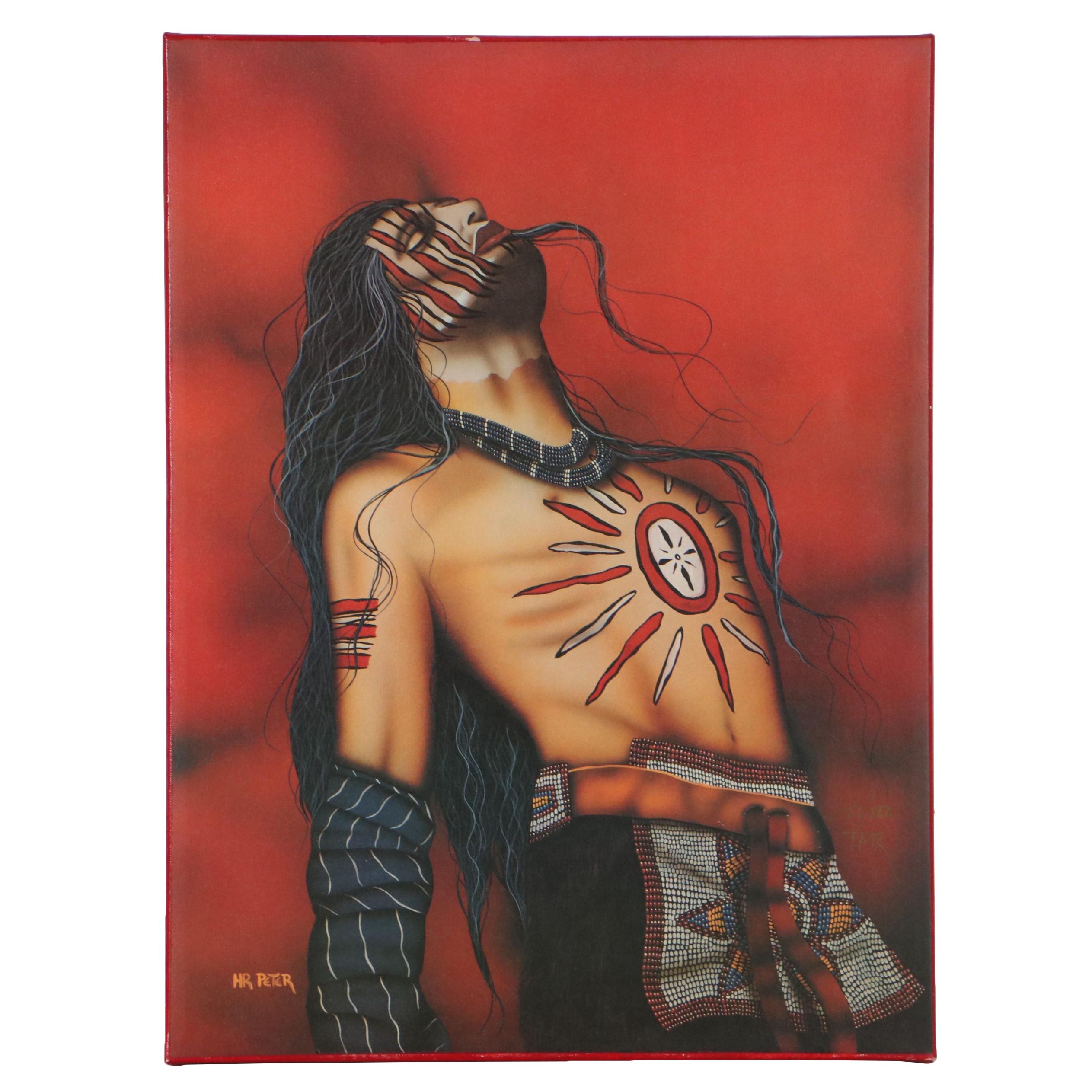 Henri Peter Offset Lithograph "Sundancer," 1993