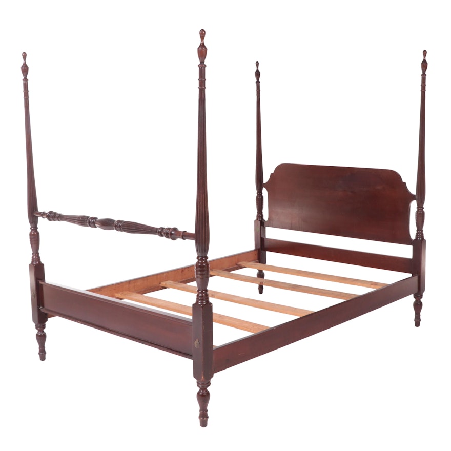 Federal Style "Sanford" Four Poster Bed in Full Size