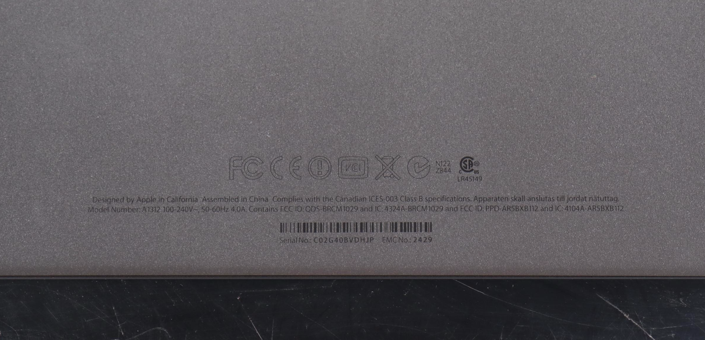 Apple iMac 27" Core i5 2.7 Desktop Computer, Mid-2011