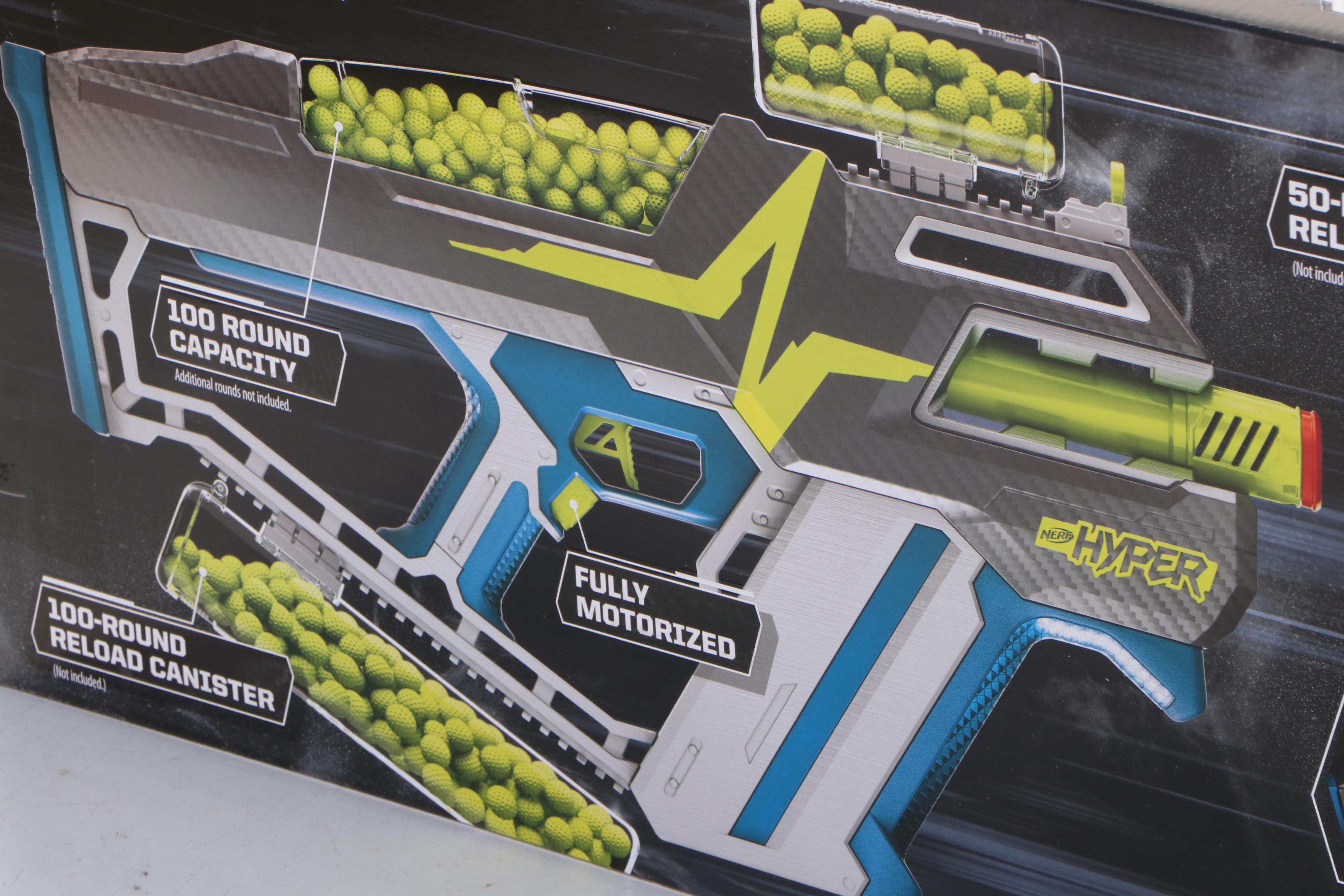 NERF Hyper Mach-100 Fully Motorized Blaster