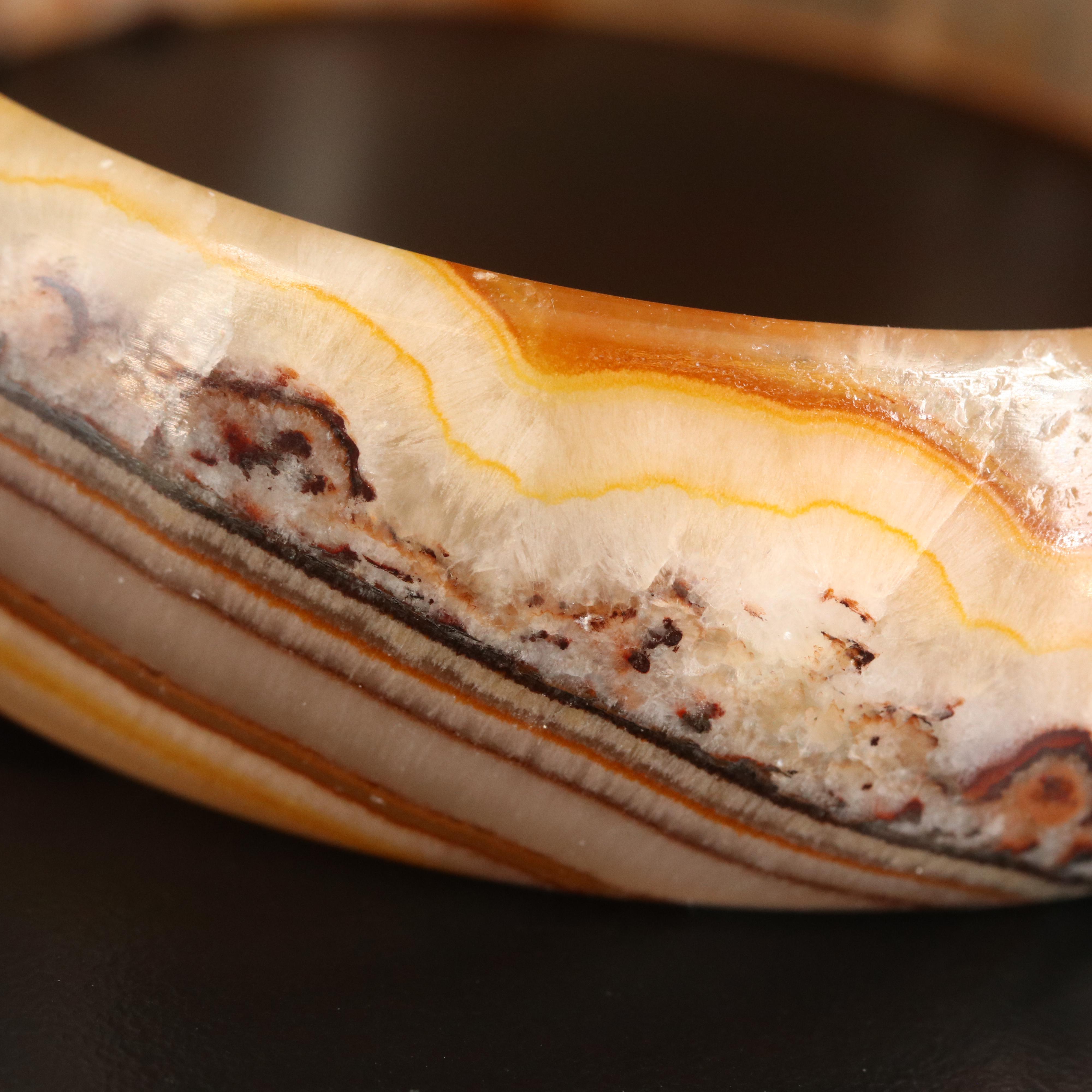 Calcite Hololith Bangle