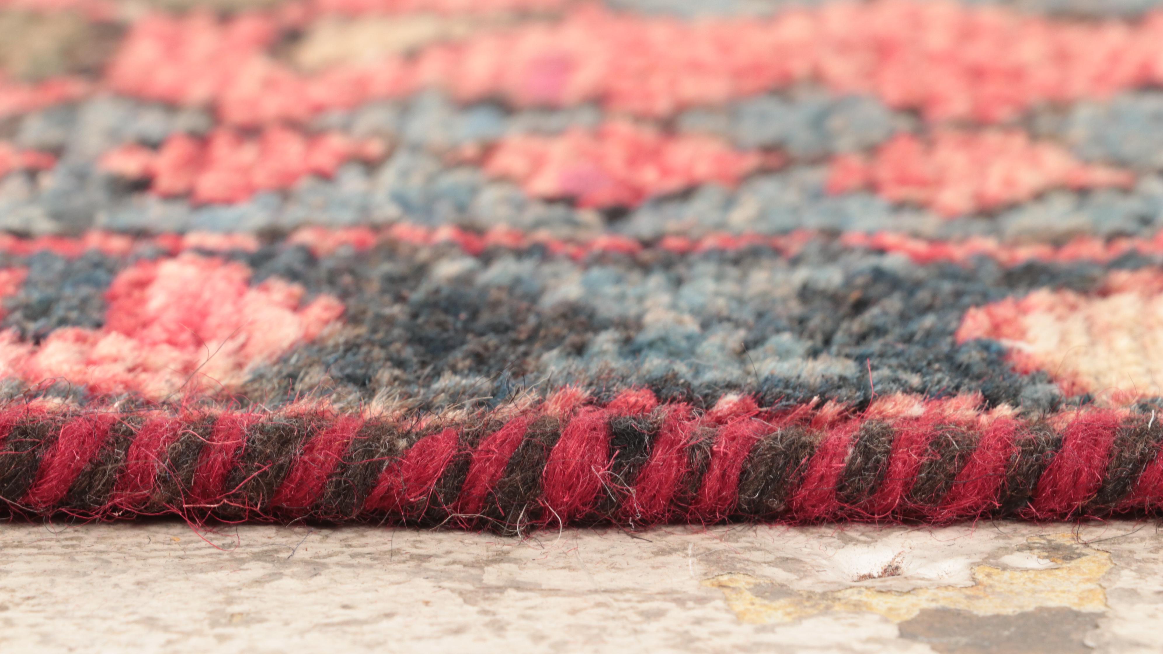 2'9 x 5'10 Hand-Knotted Persian Karaja Carpet Runner