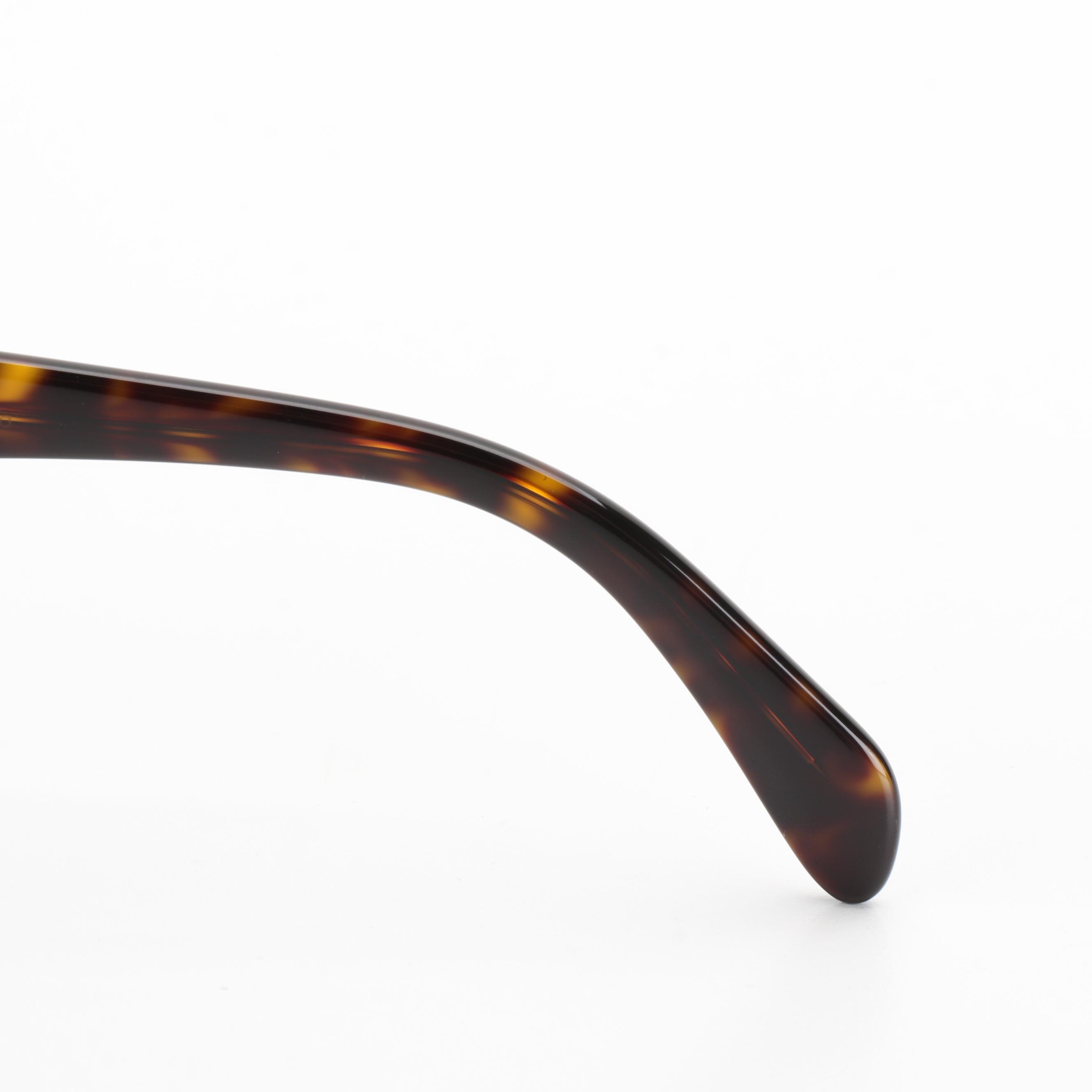 Prada SPR16X Havana Sunglasses with Case and Box