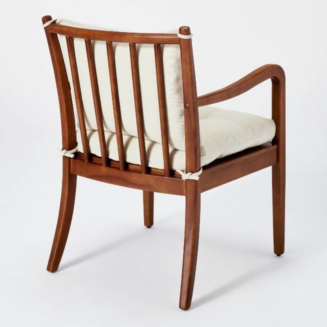 Threshold with Studio McGee Riverview Wood Frame Spindle Back Chair