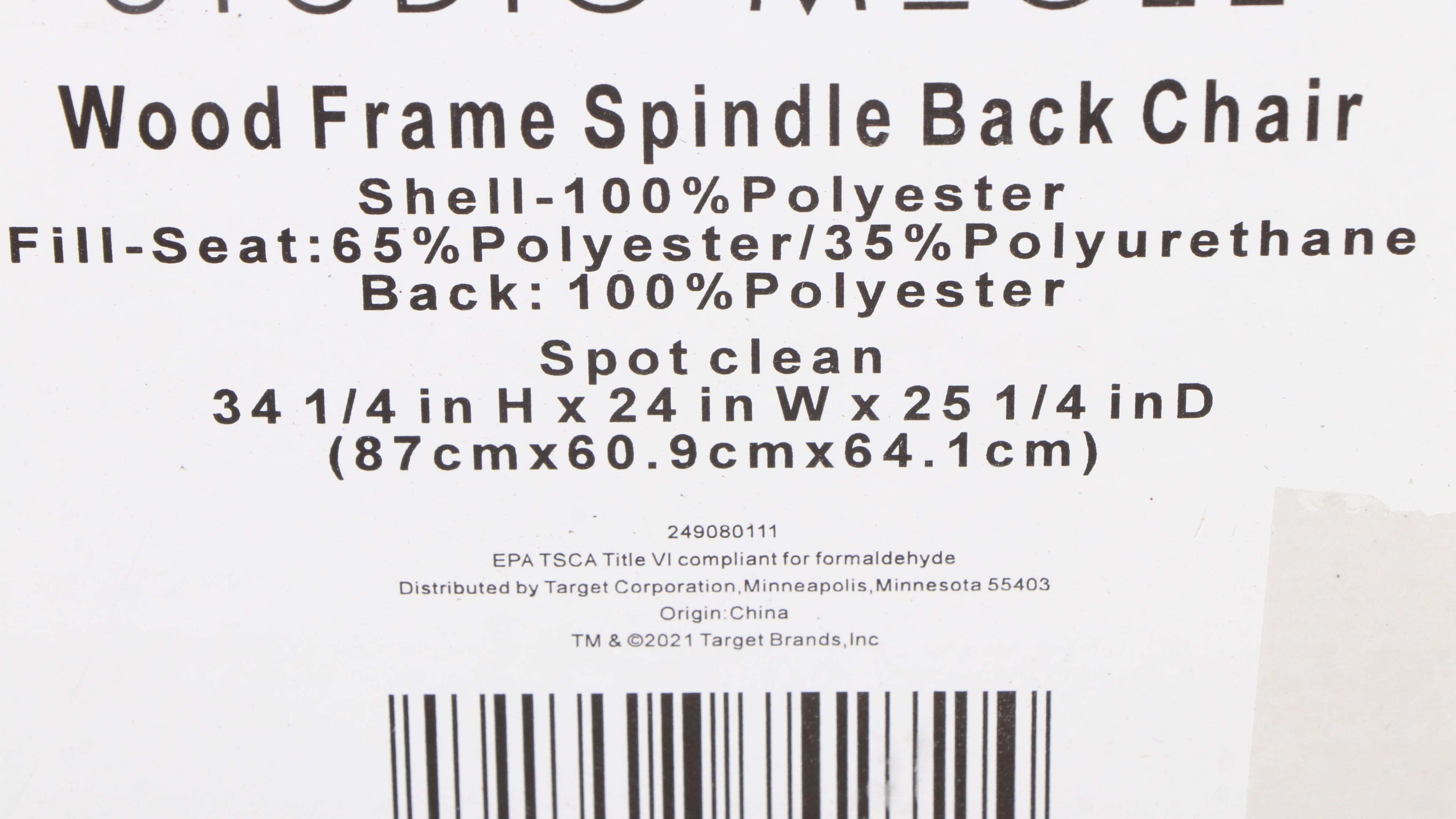 Threshold with Studio McGee Riverview Wood Frame Spindle Back Chair