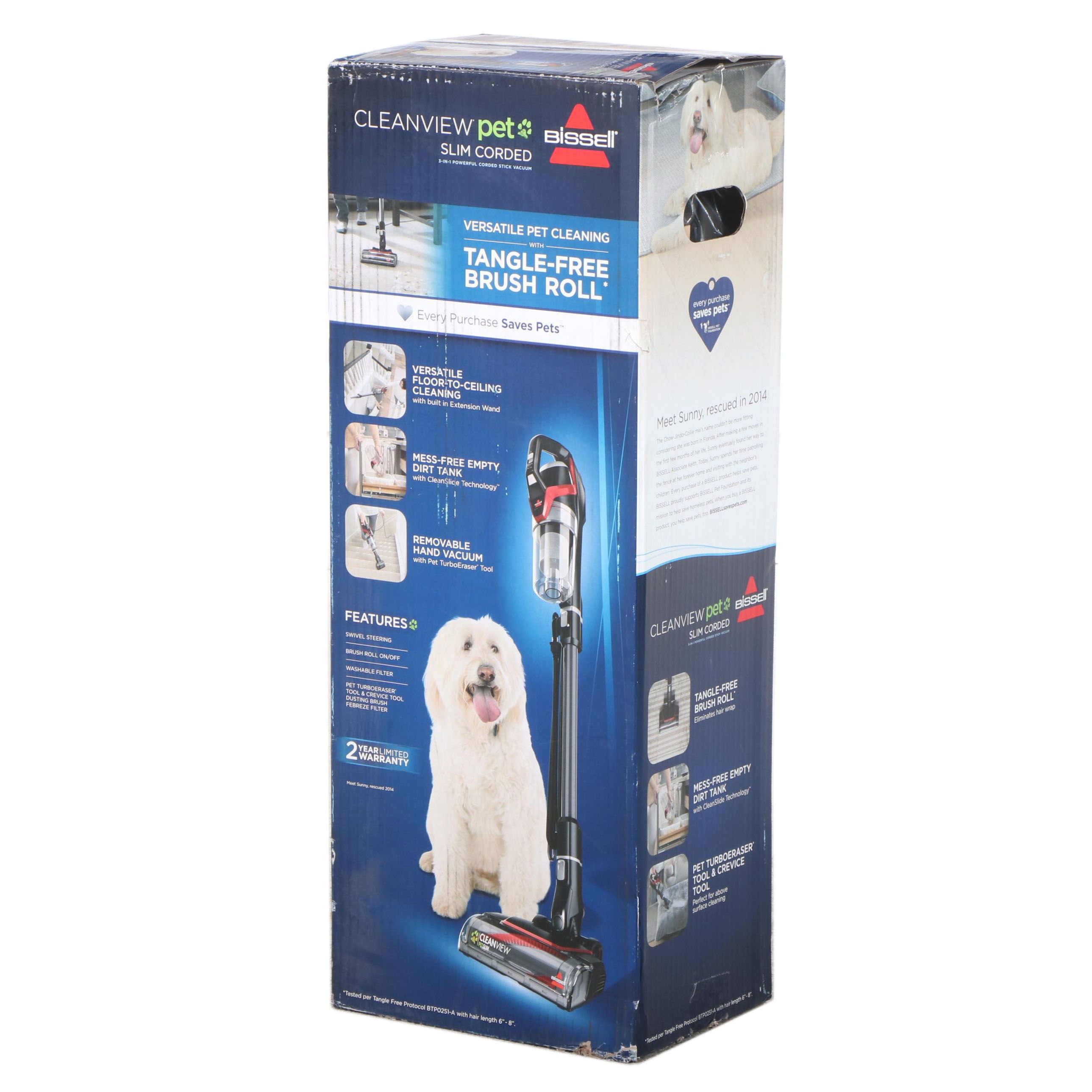 Bissell Cleanview Pet Slim Corded Stick Vacuum