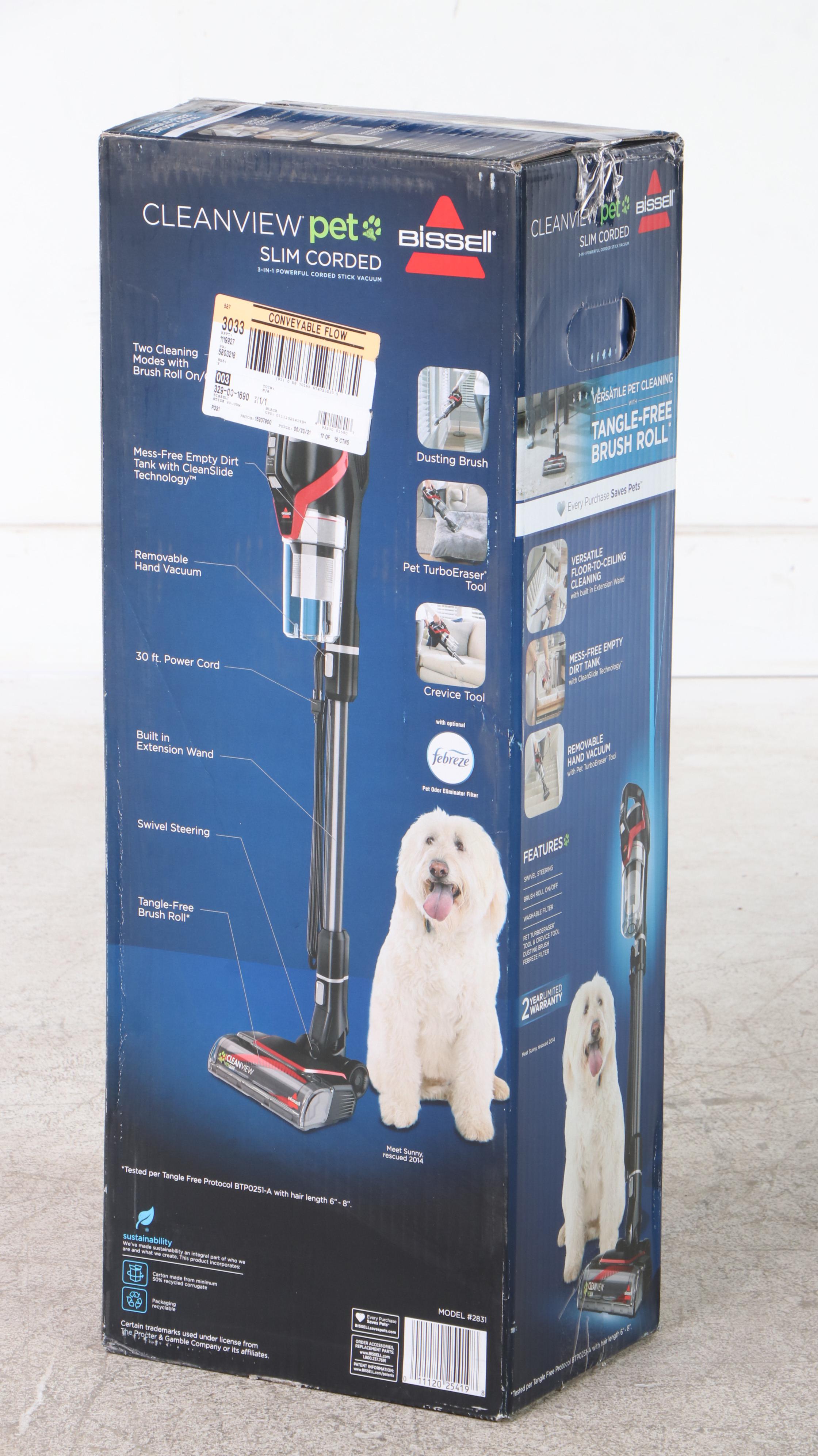 Bissell Cleanview Pet Slim Corded Stick Vacuum
