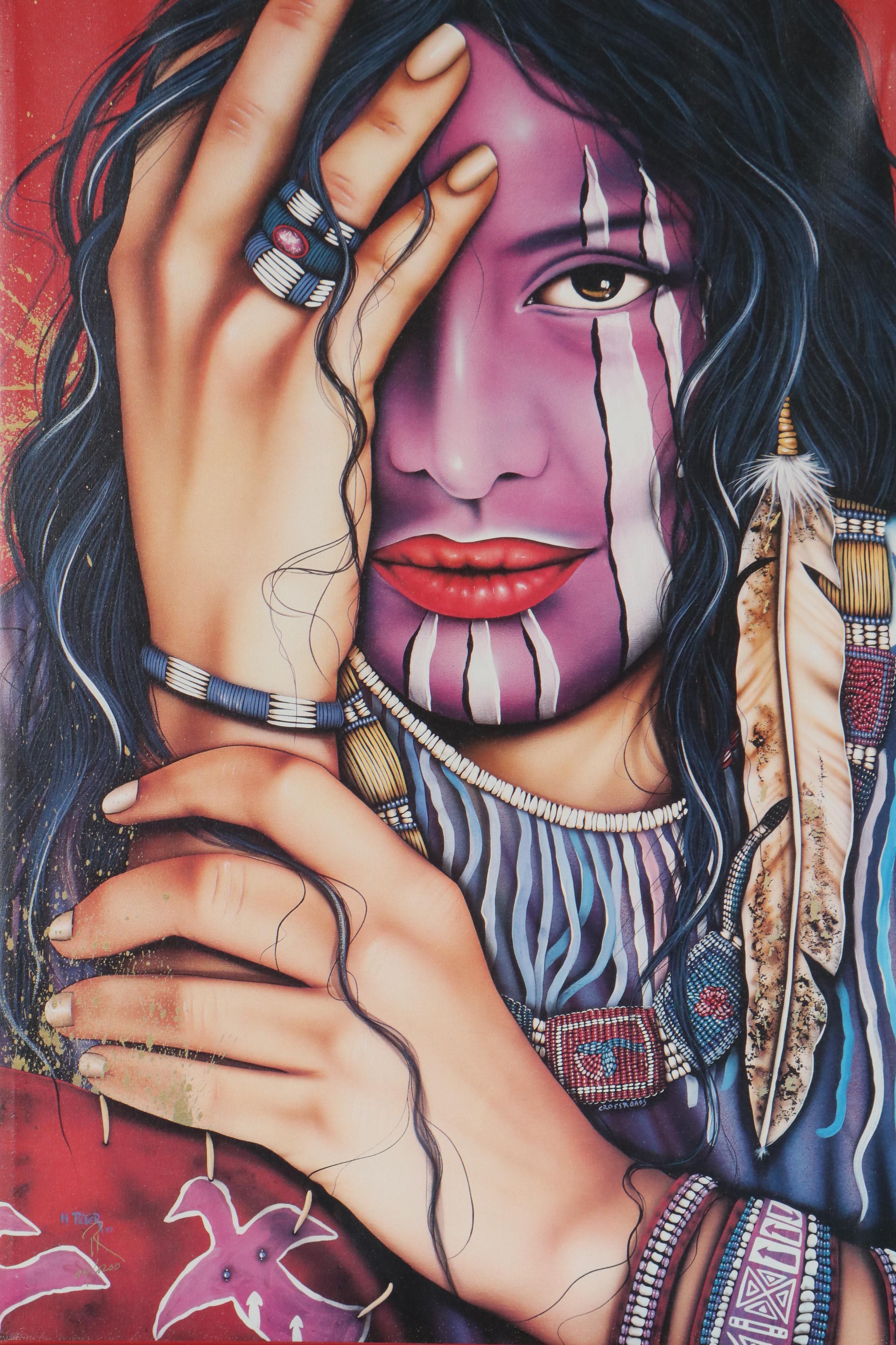 Henri Peter Offset Lithograph "Crossroads II," 1997