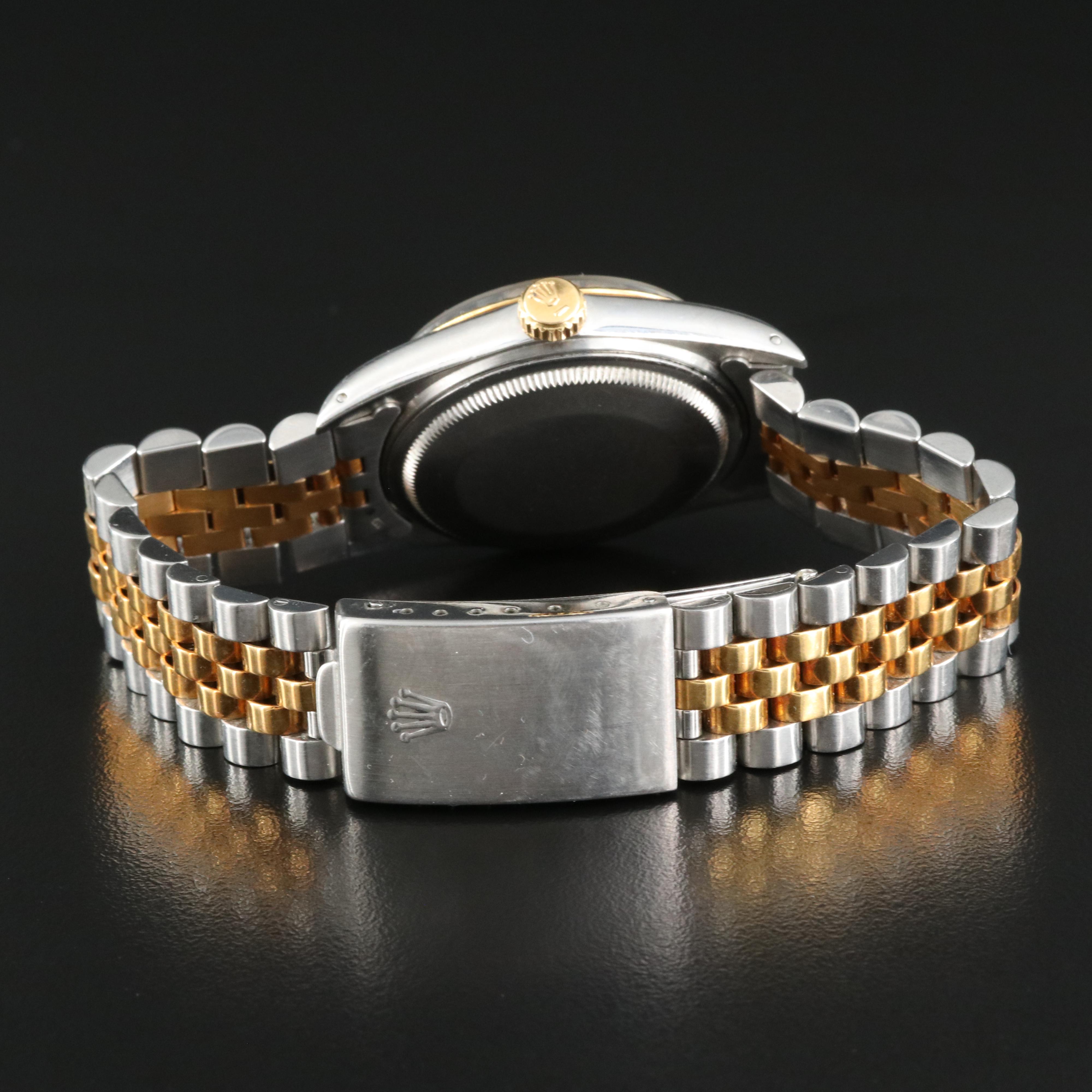 1986 Rolex Oyster Perpetual Datejust 18K and Stainless Steel Watch