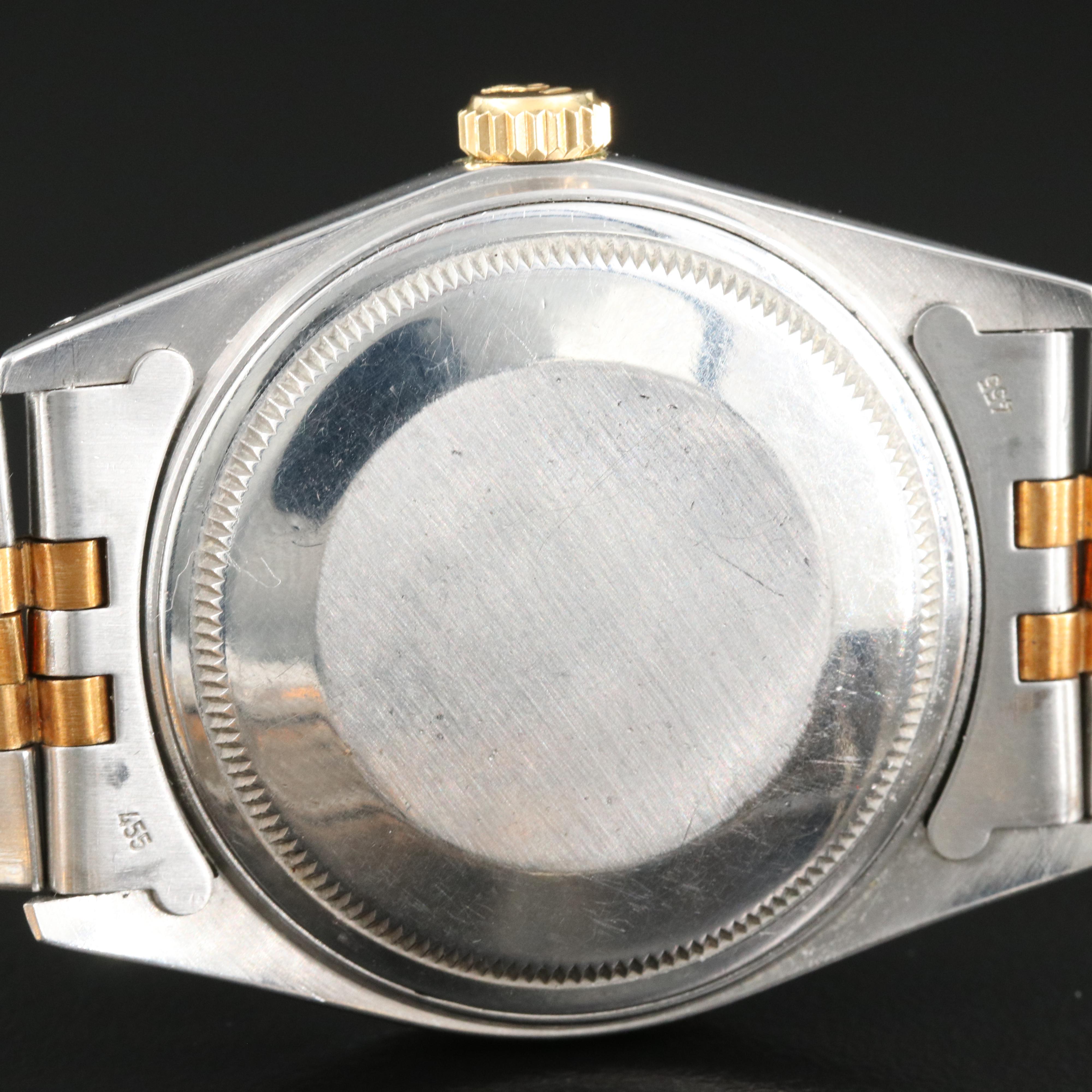 1986 Rolex Oyster Perpetual Datejust 18K and Stainless Steel Watch