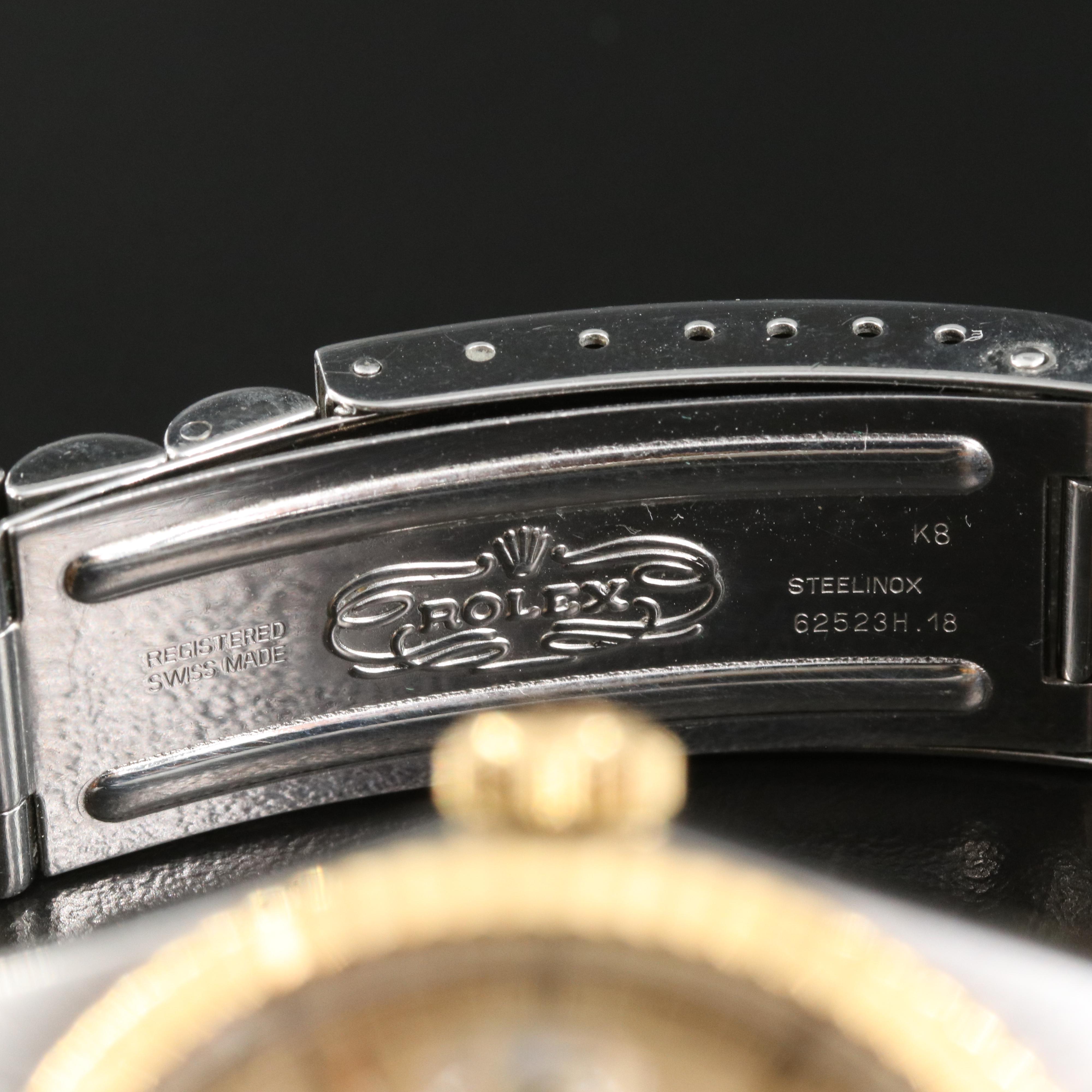 1986 Rolex Oyster Perpetual Datejust 18K and Stainless Steel Watch