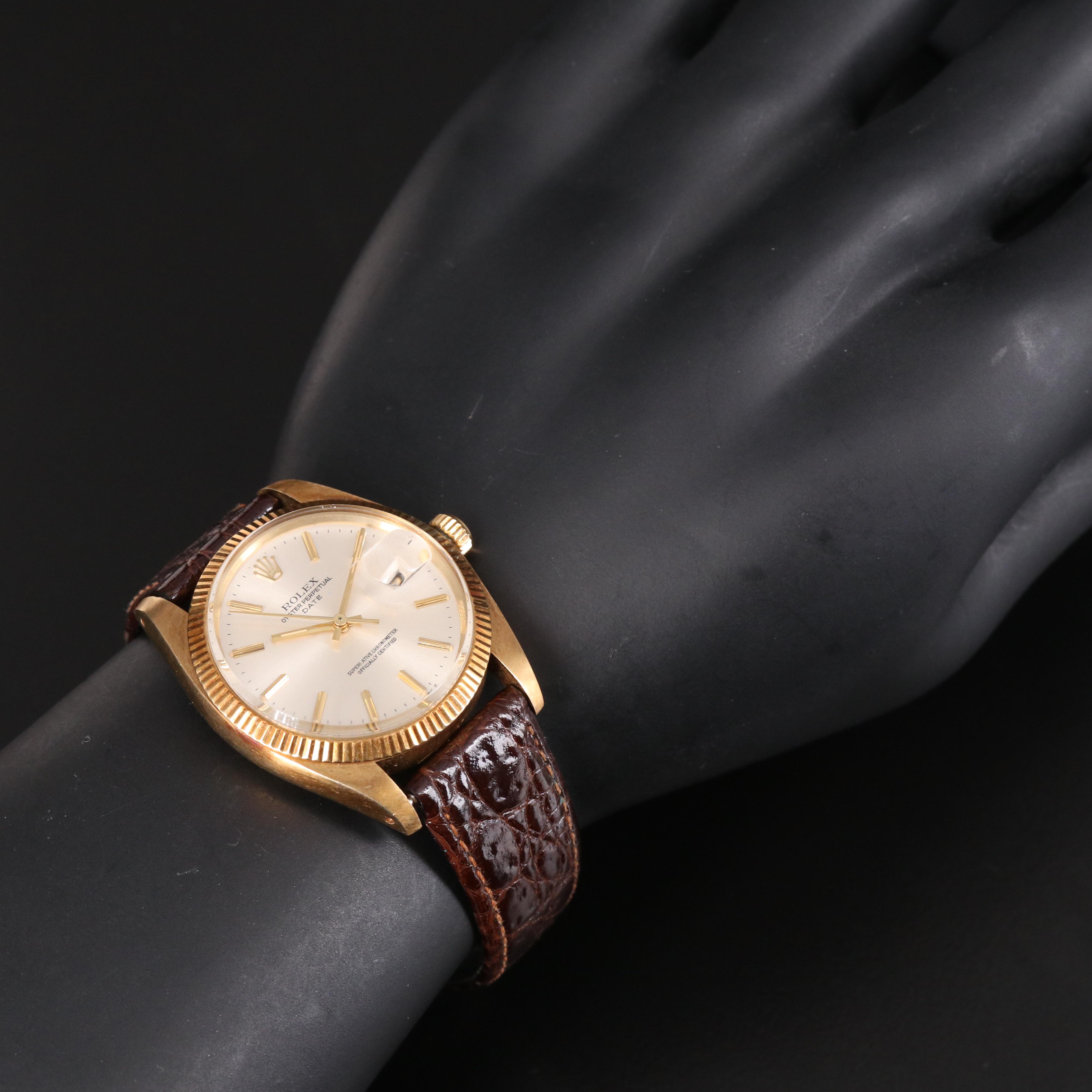 1979 14K Rolex Oyster Perpetual Date Watch