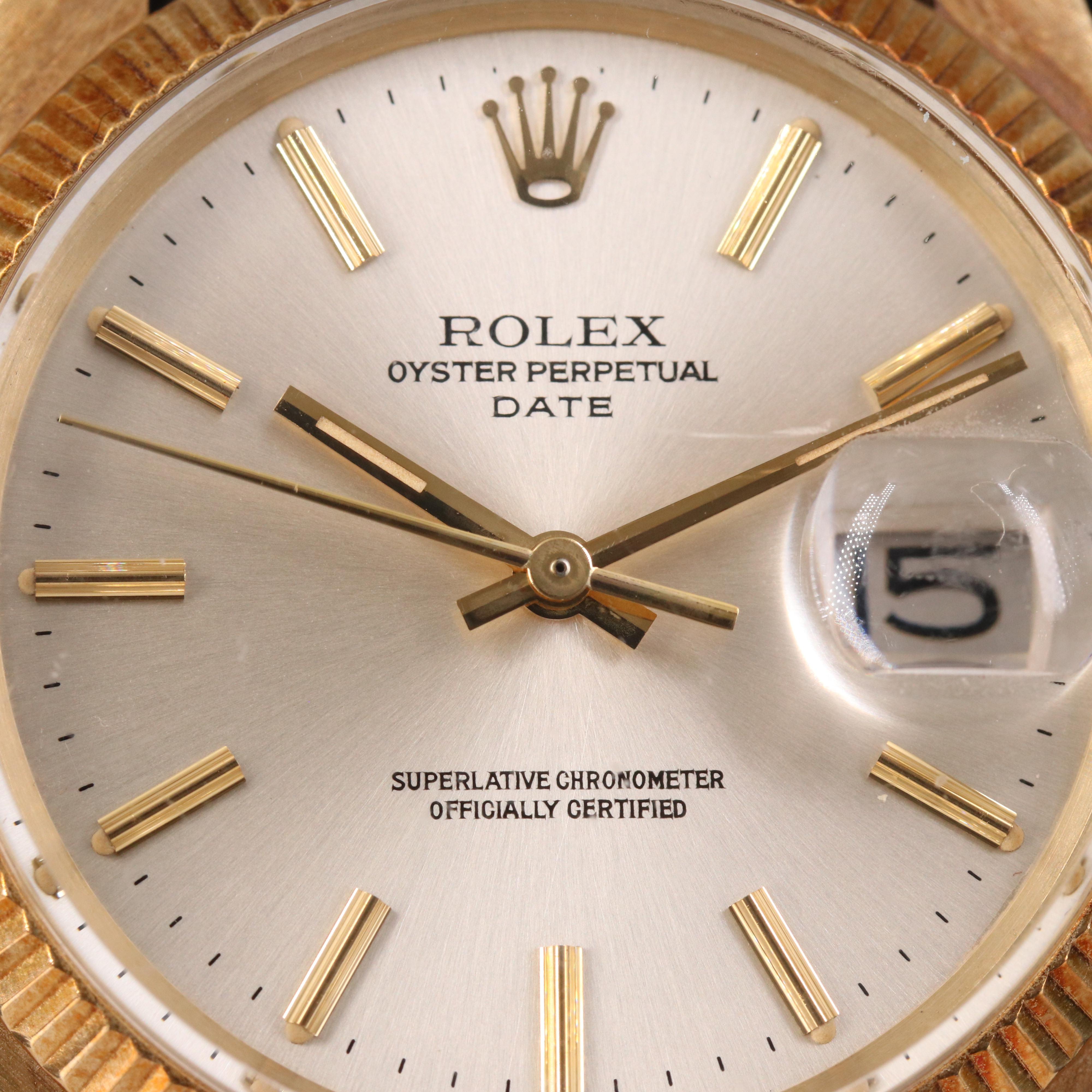 1979 14K Rolex Oyster Perpetual Date Watch