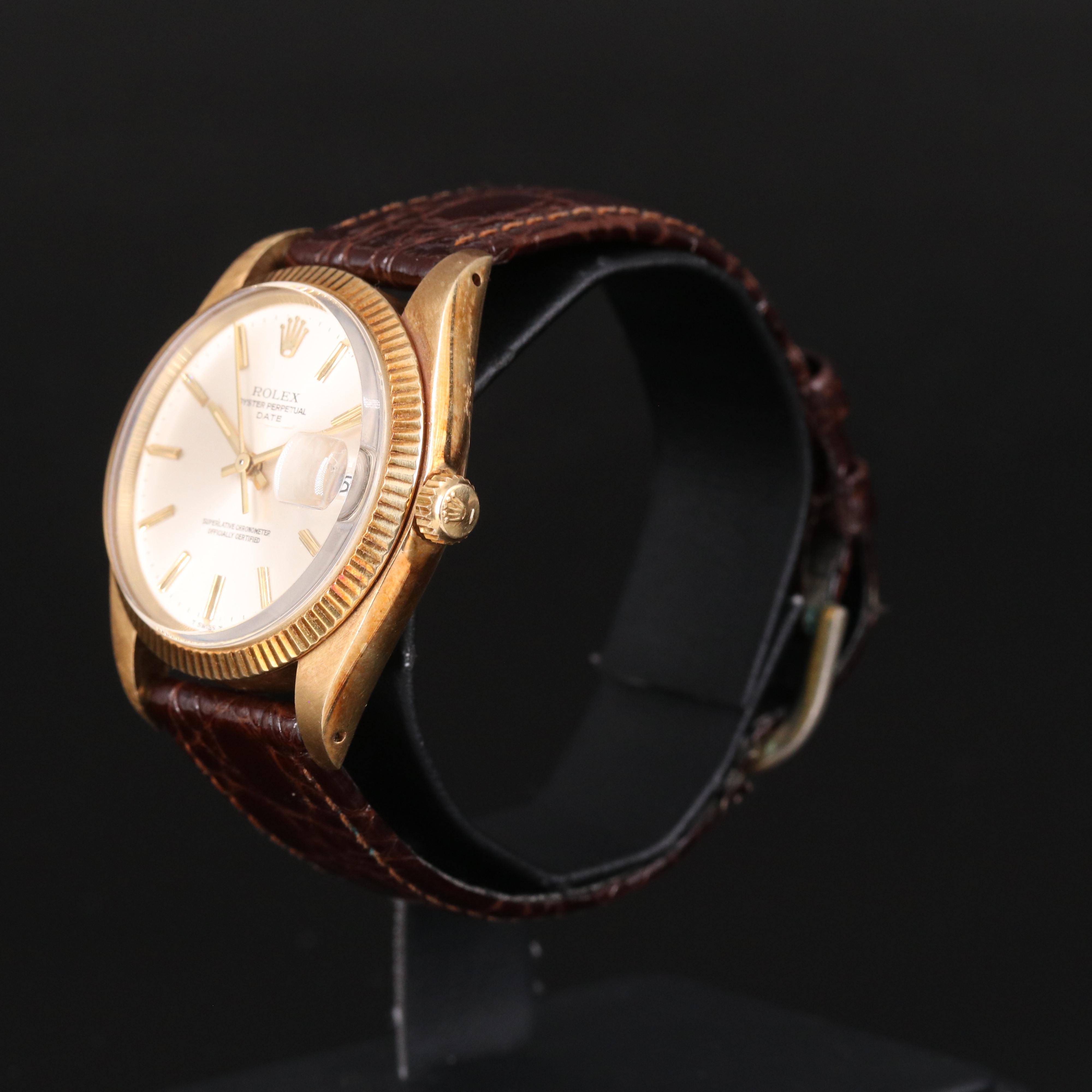 1979 14K Rolex Oyster Perpetual Date Watch