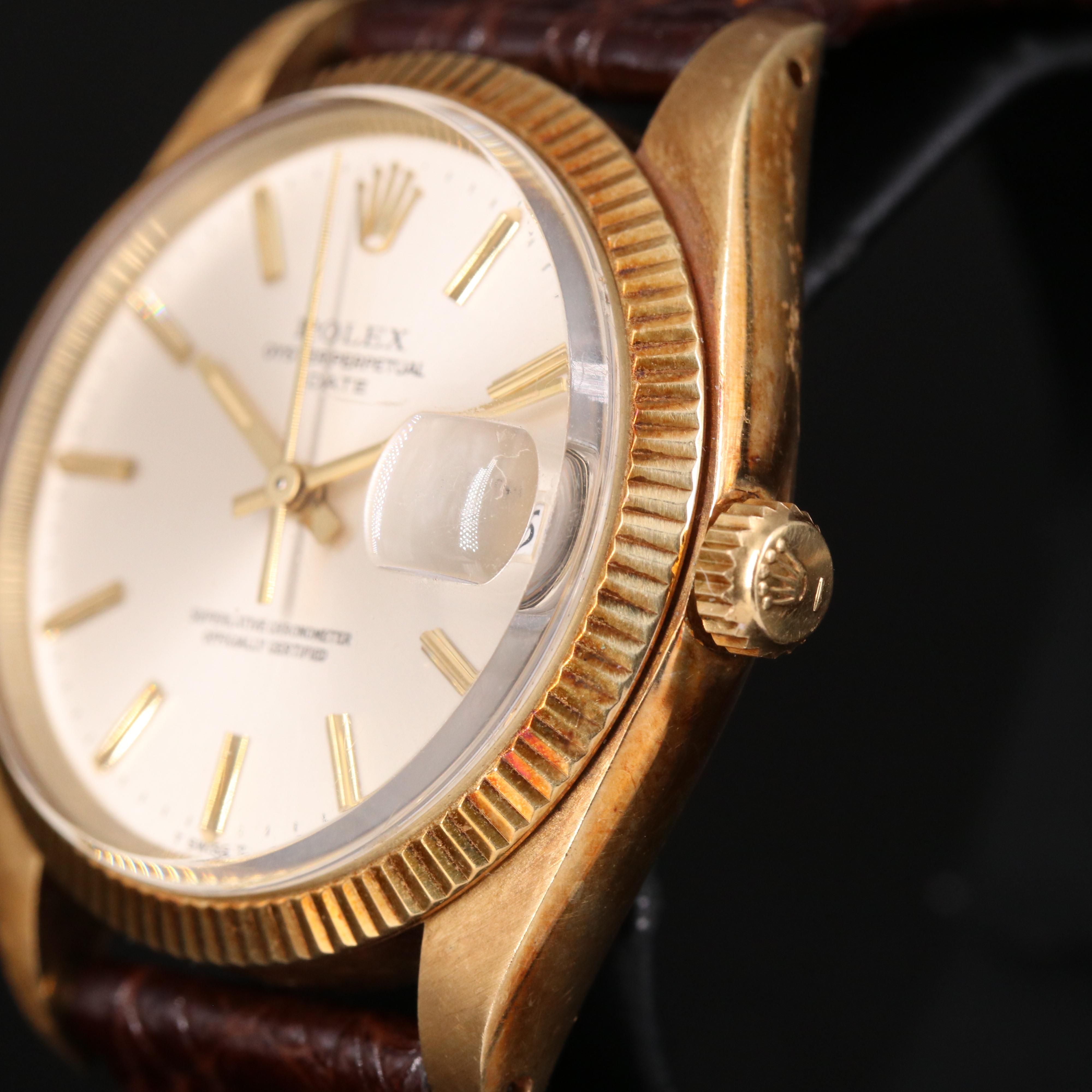 1979 14K Rolex Oyster Perpetual Date Watch