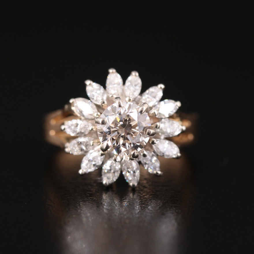 18K 1.45 CTW Diamond Ring