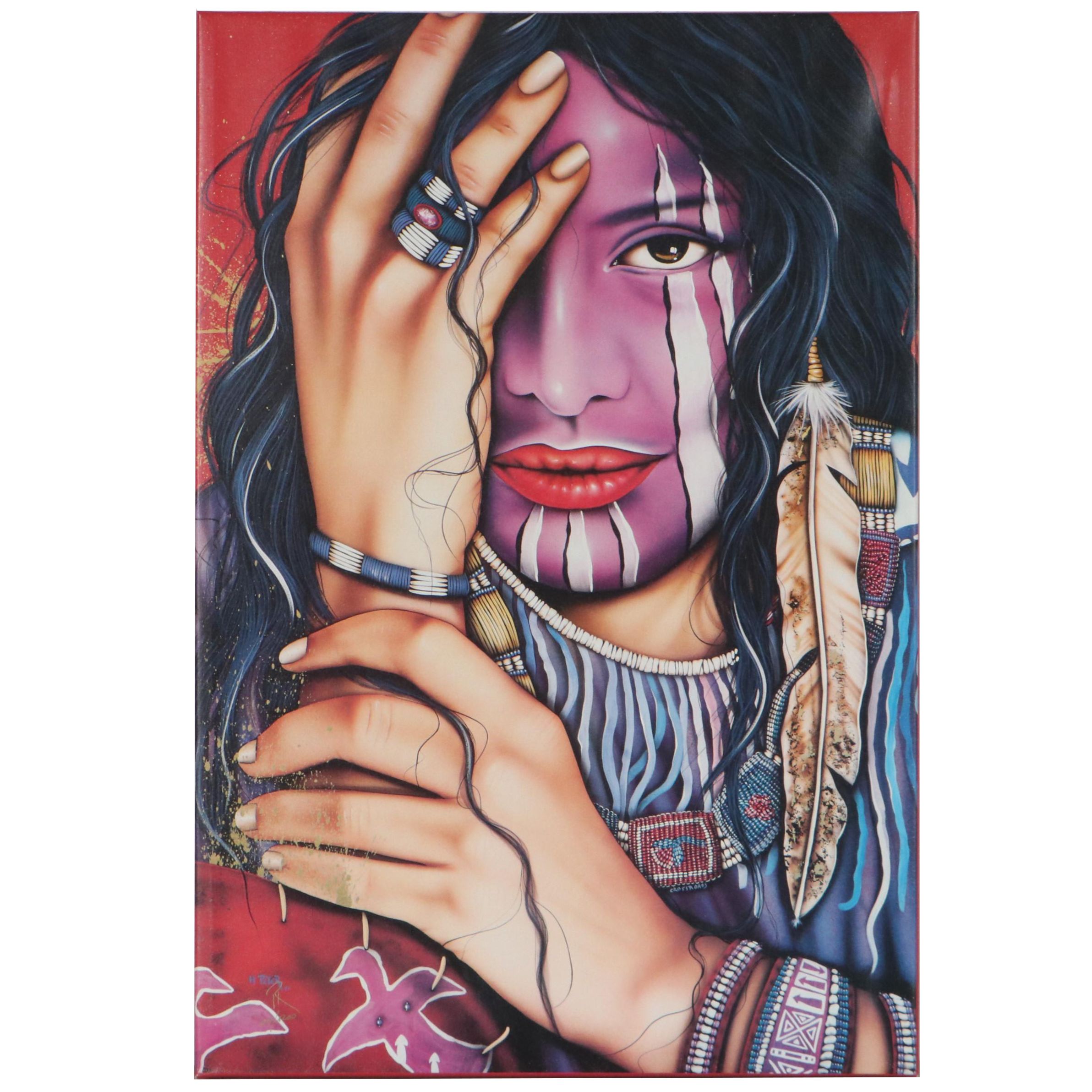 Henri Peter Offset Lithograph "Crossroads II," 1997