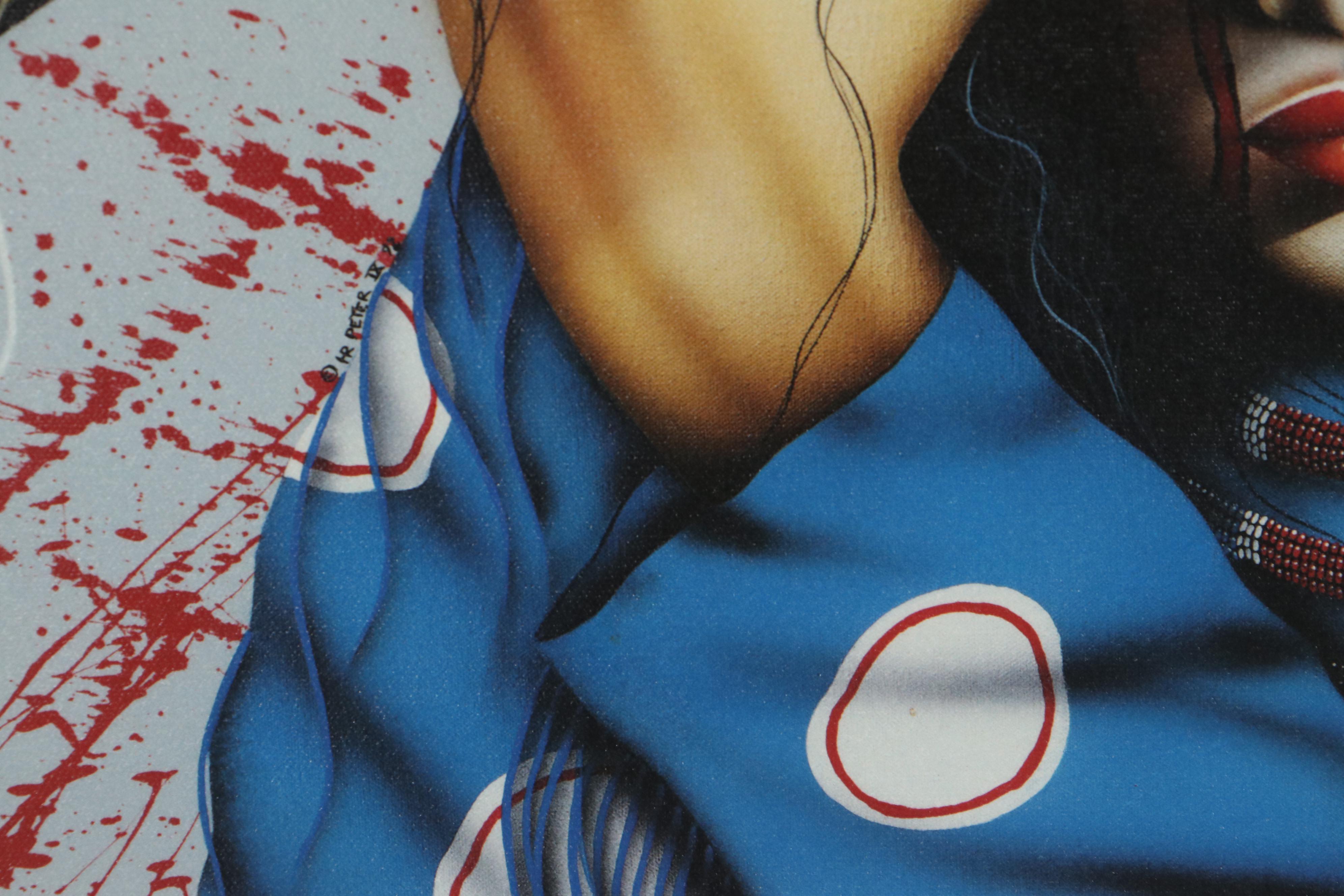 Henri Peter Offset Lithograph "(I Remember) Wounded Knee," 1993