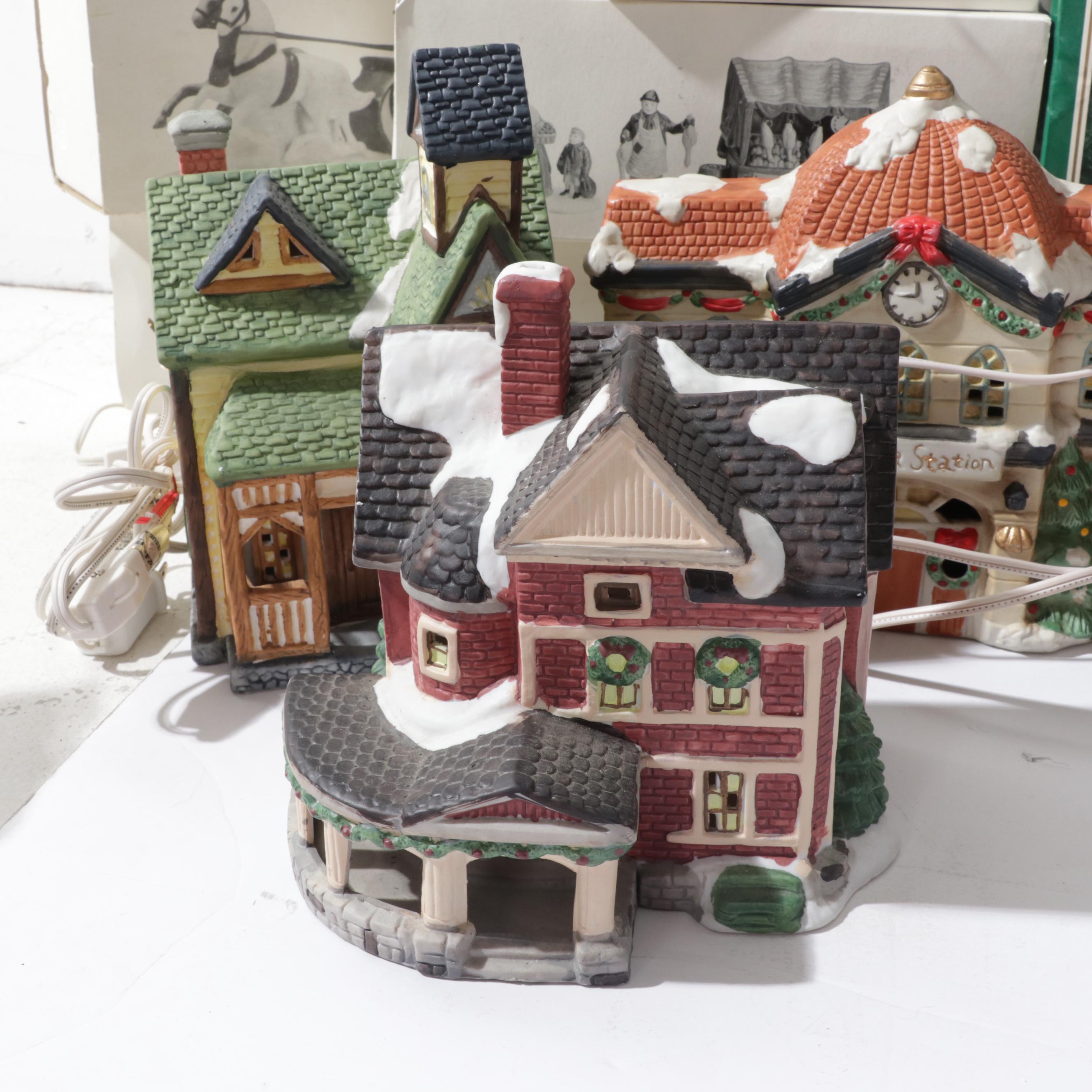 Department 56 Heritage Village "Santa's Workbench", "Victorian Series" and More