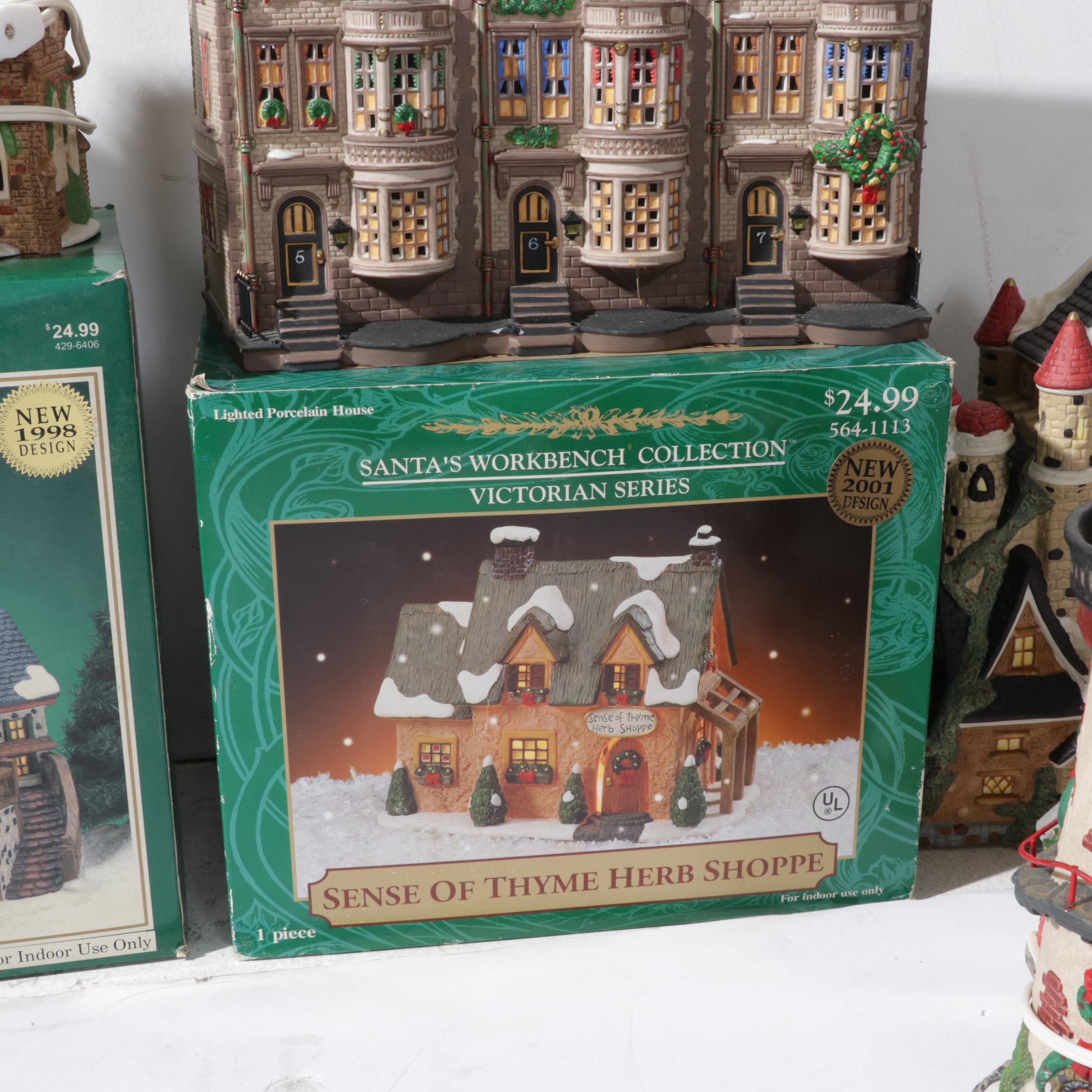 Department 56 Heritage Village "Santa's Workbench", "Victorian Series" and More