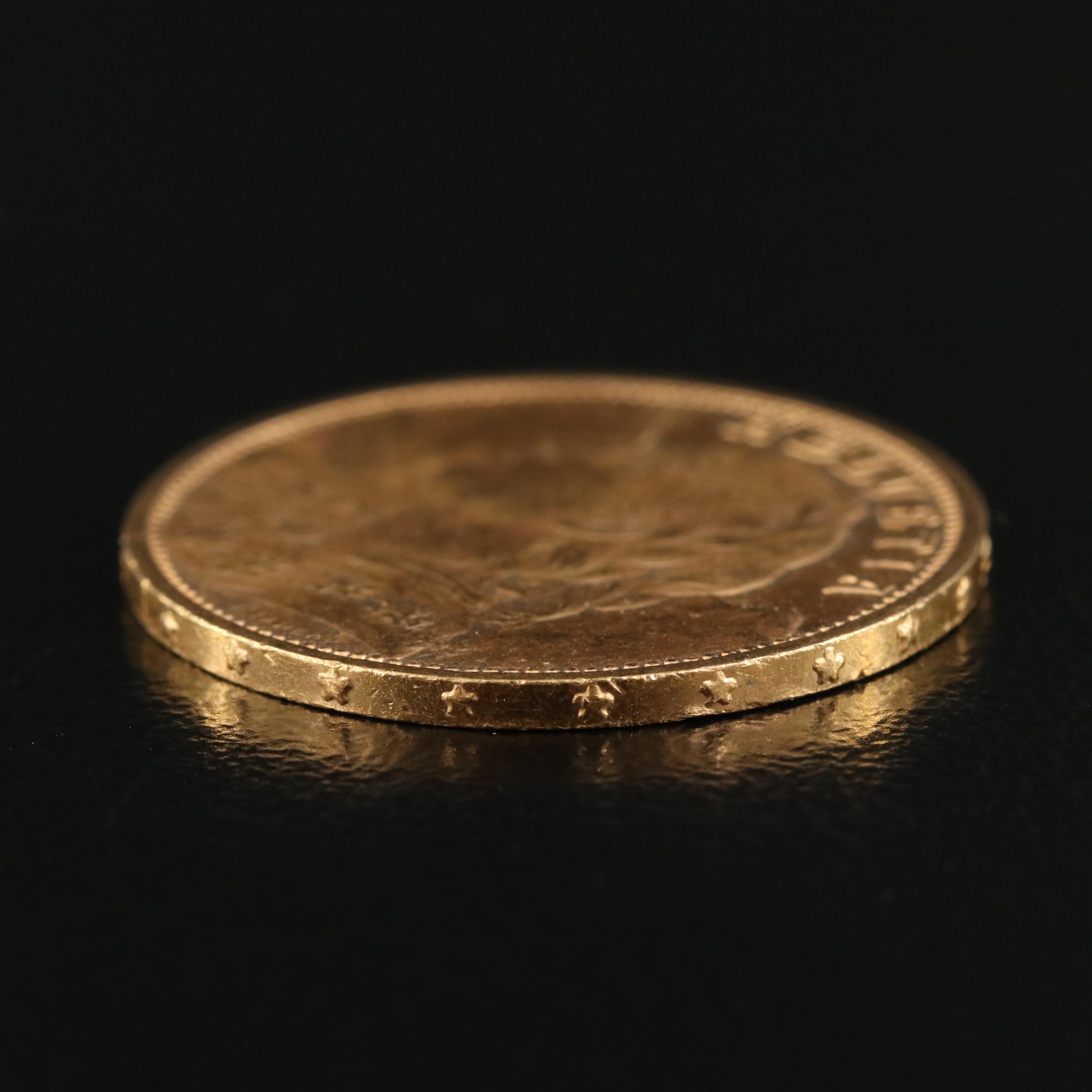 1927-B Switzerland Twenty Francs Gold Coin