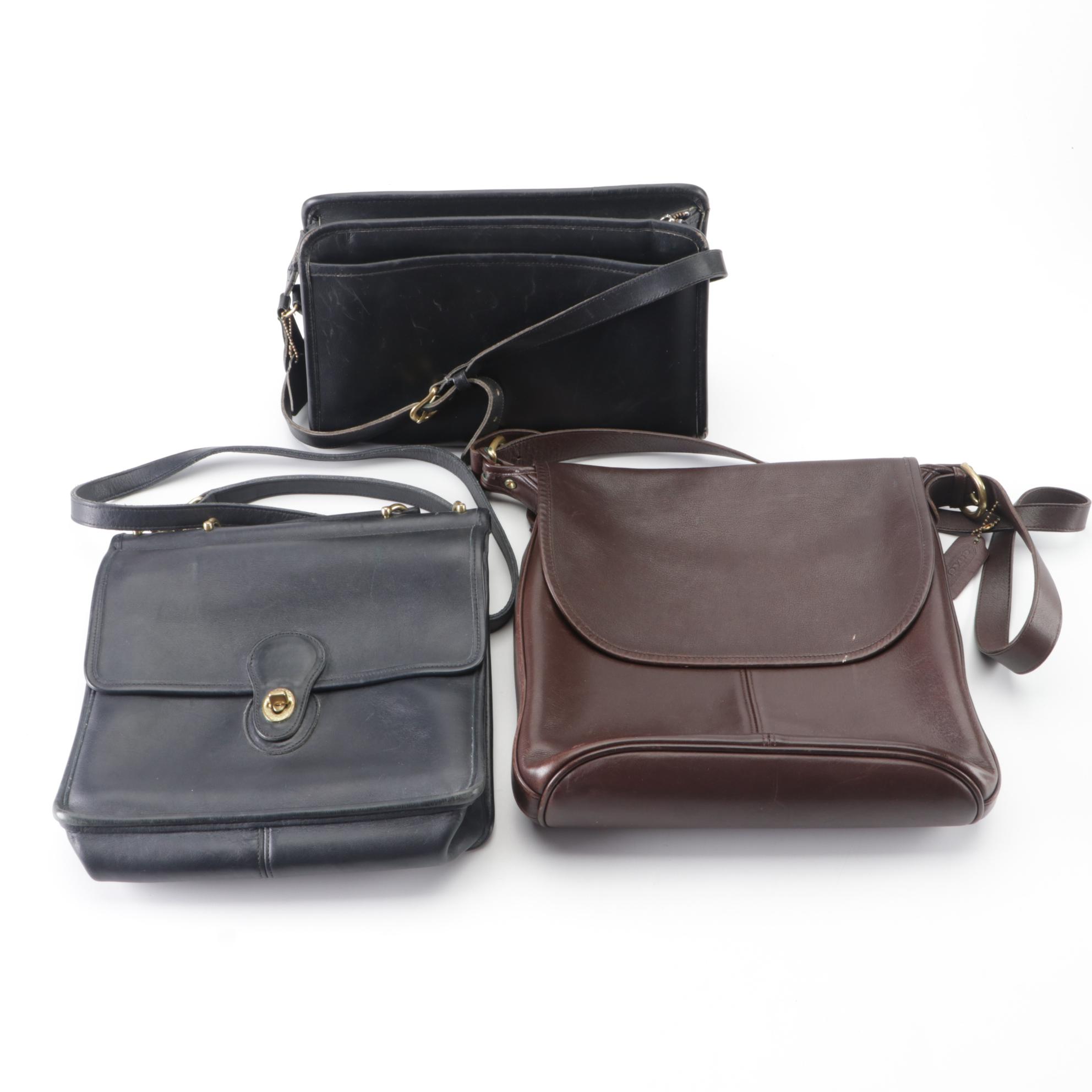 Coach Whitney Bag, Swagger Bag, and Willis Bag in Glove Tanned Leather