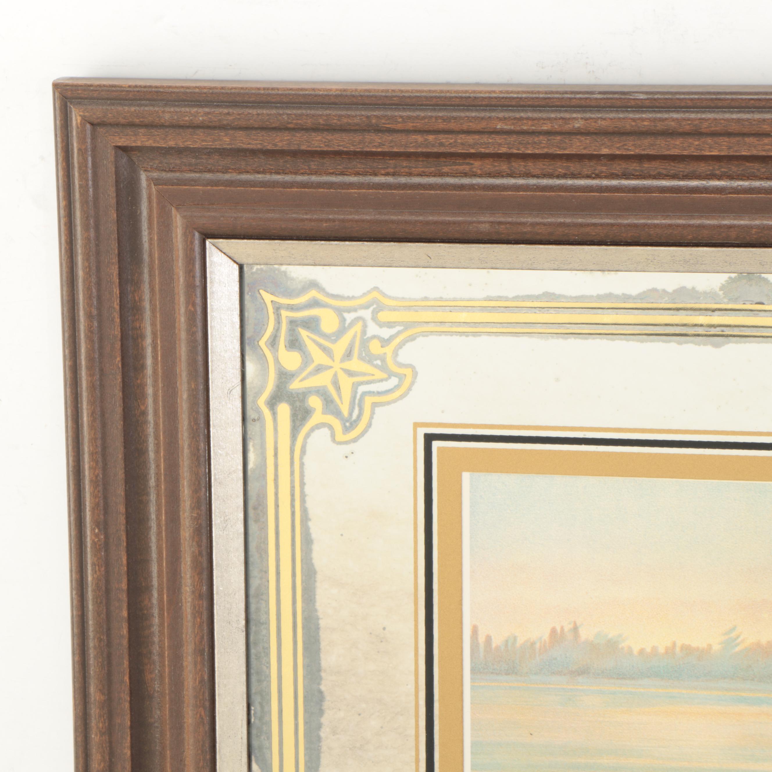 Anheuser-Busch Advertisement Bar Mirror Wall Décor