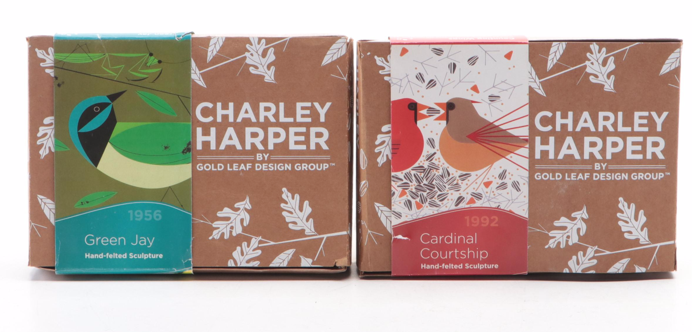 Charley Harper "Passel of Possums" Needlepoint and Harper Bird Soft Sculptures