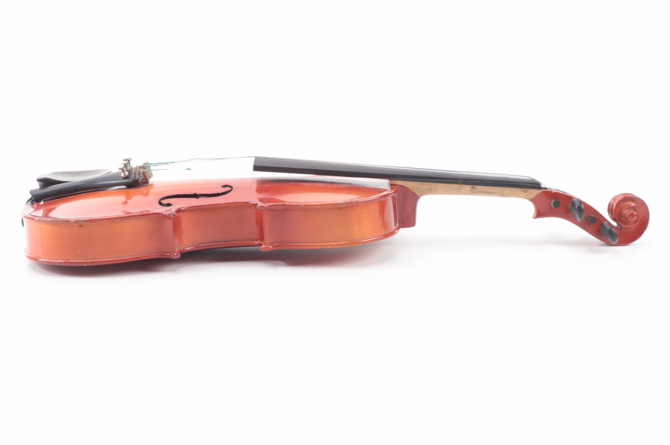 Romanian Stradivarius Replica 4/4 Violin with Bow and Case