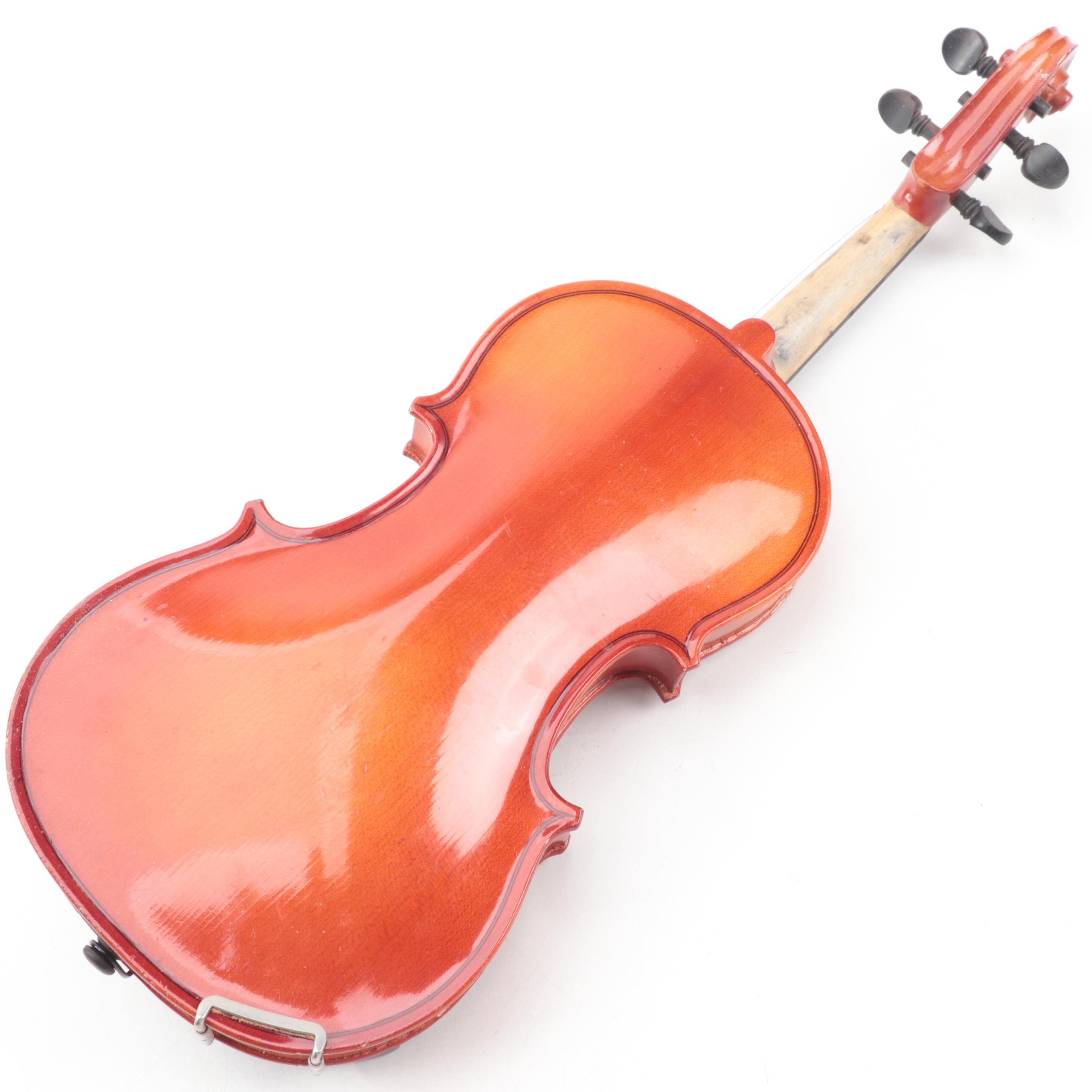 Romanian Stradivarius Replica 4/4 Violin with Bow and Case