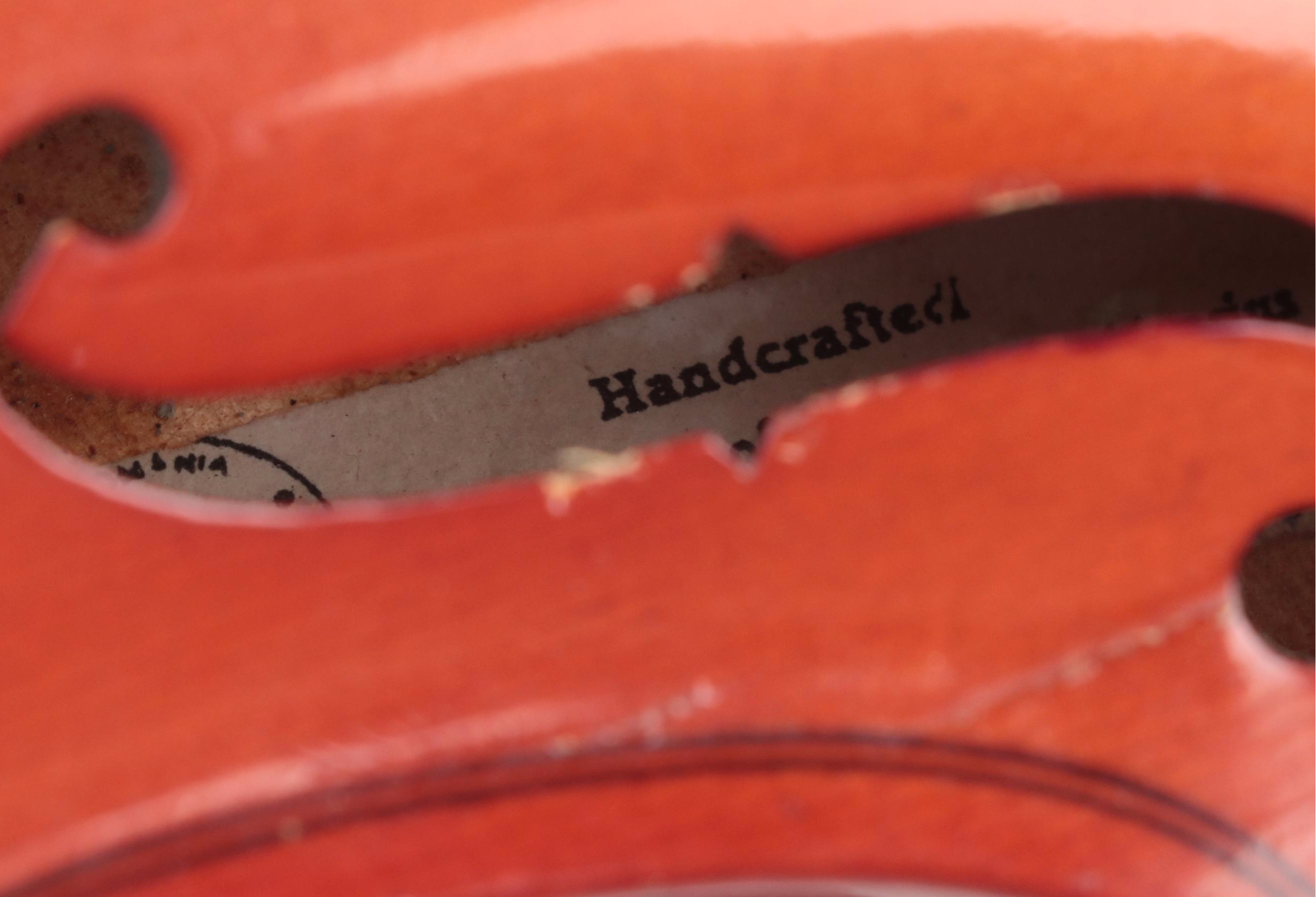 Romanian Stradivarius Replica 4/4 Violin with Bow and Case