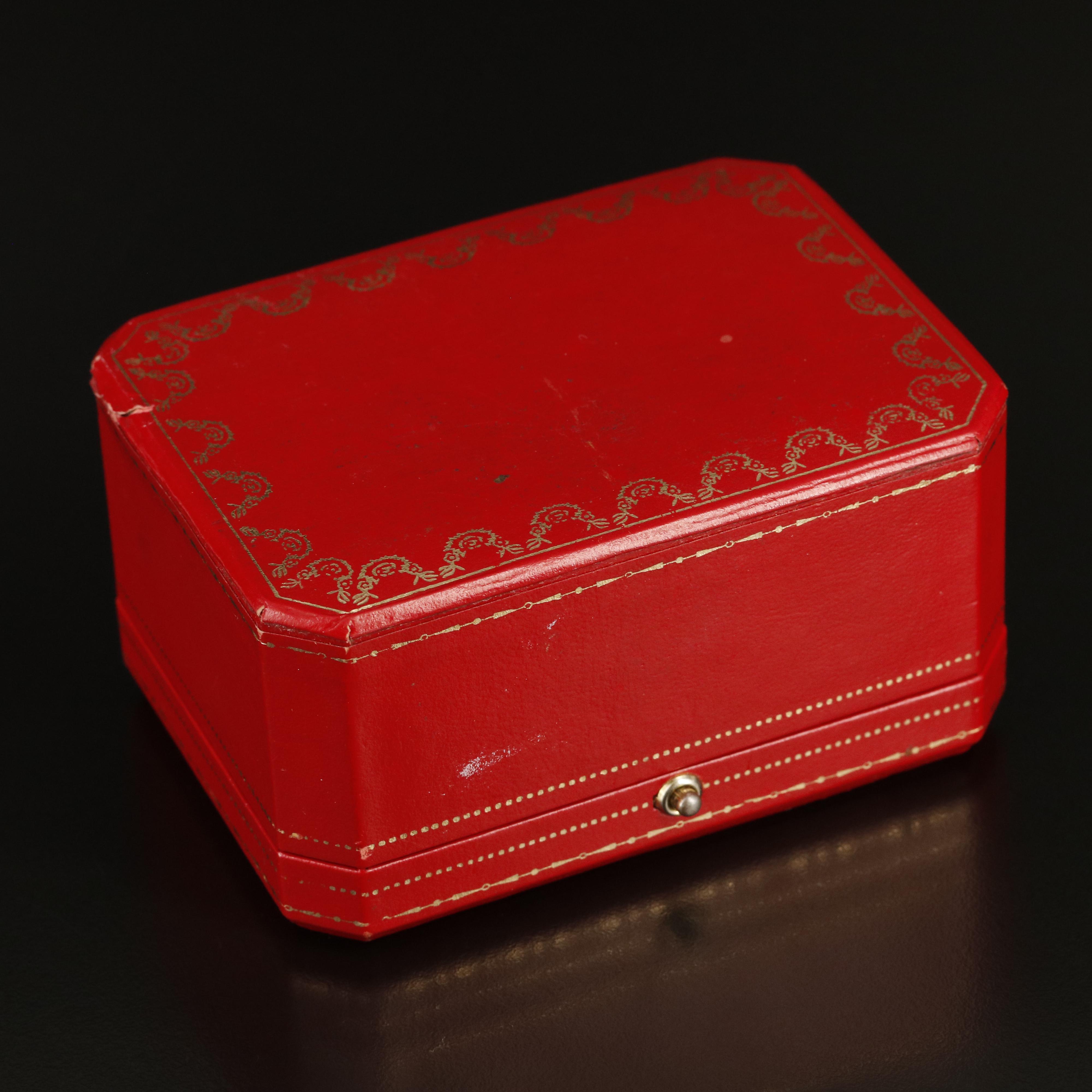 Cartier Octagonal 18K and 1.10 CTW Diamond Vintage Watch