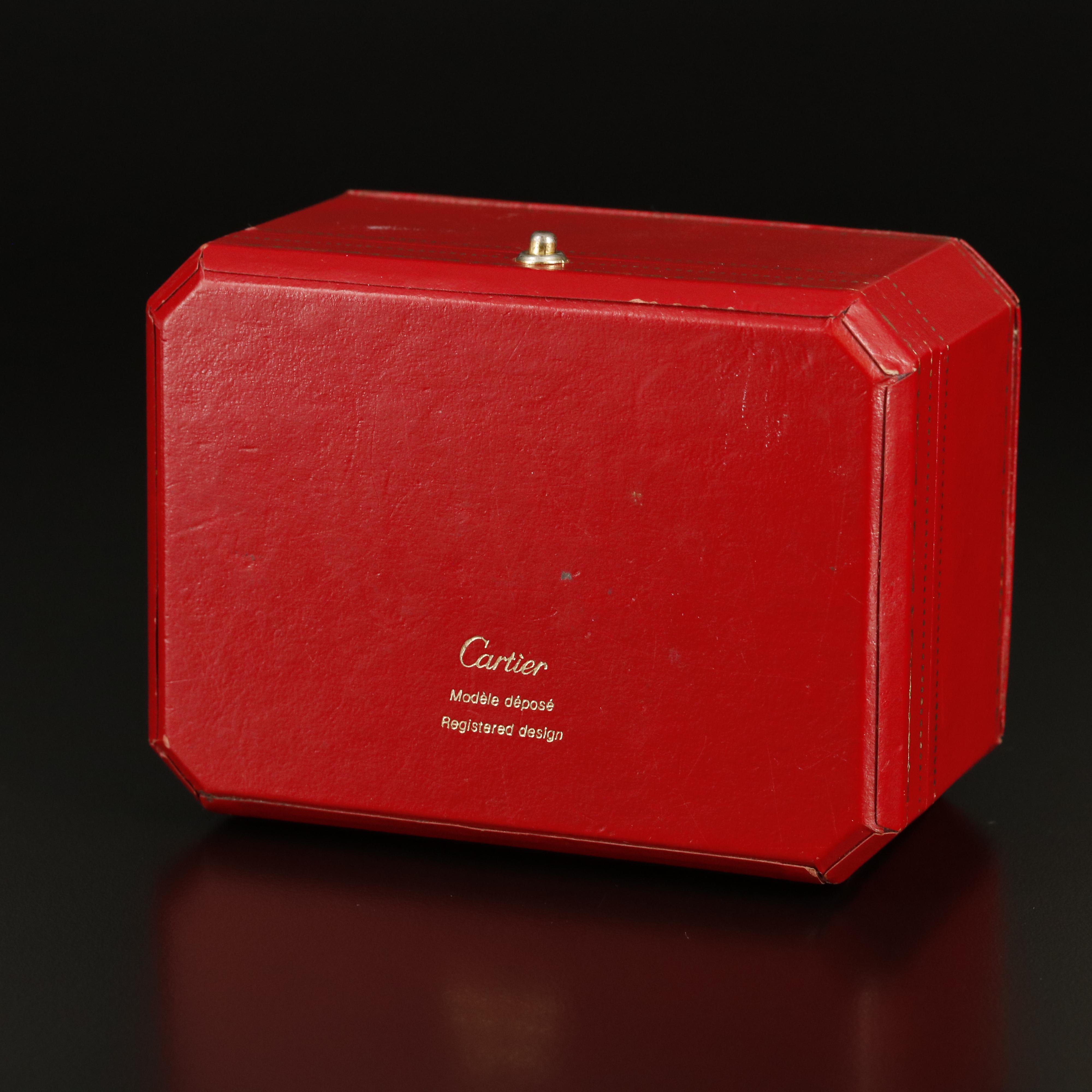 Cartier Octagonal 18K and 1.10 CTW Diamond Vintage Watch