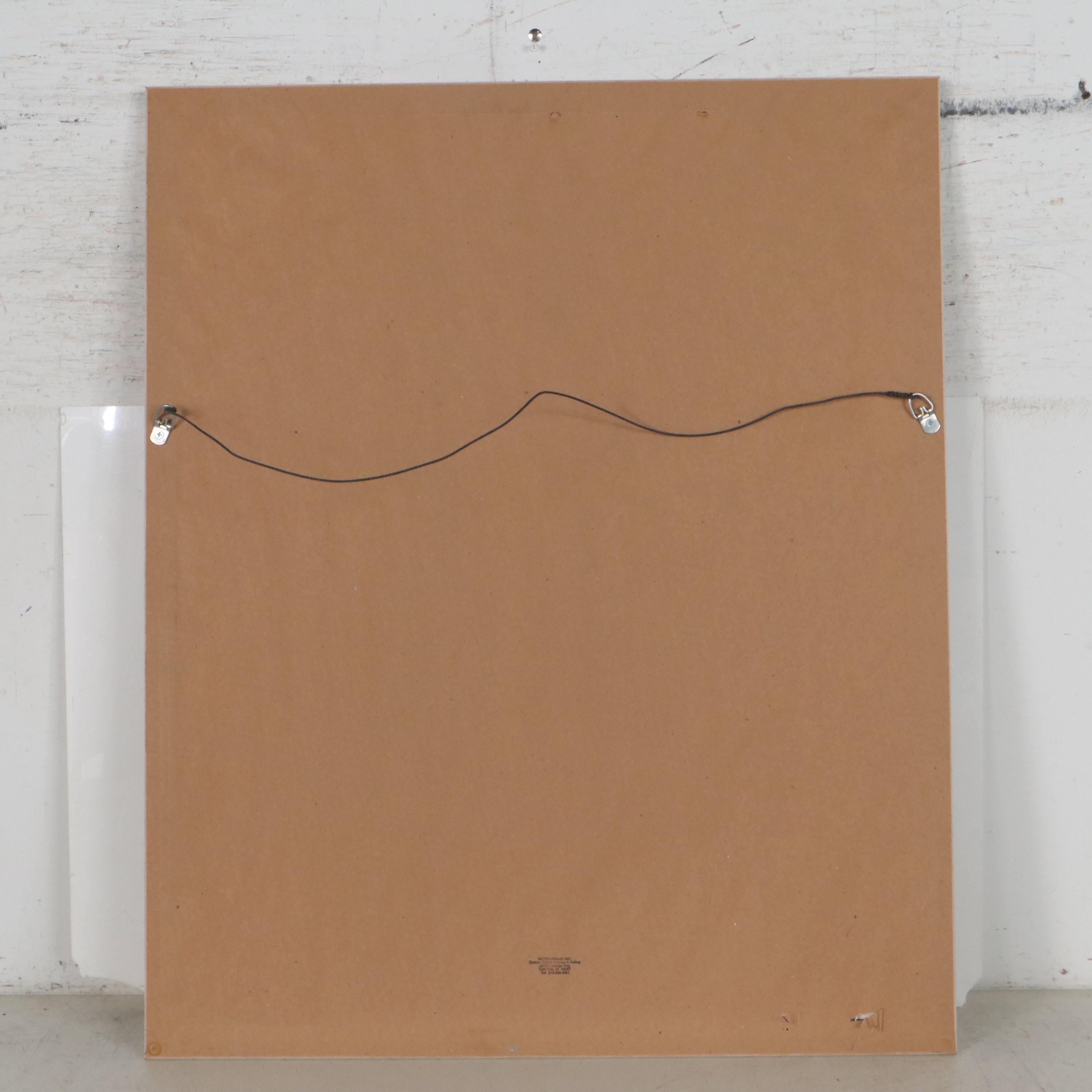 Judy Larson Offset Lithograph "Crow Ponies," Late 20th Century