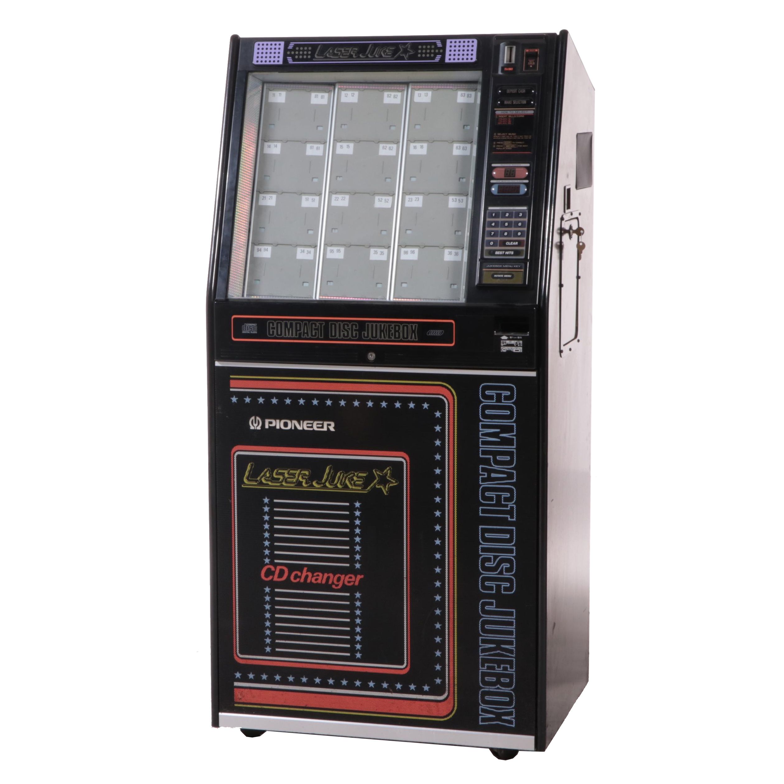 Pioneer Laser Juke Coin-Operated CD Changer Jukebox, 1990