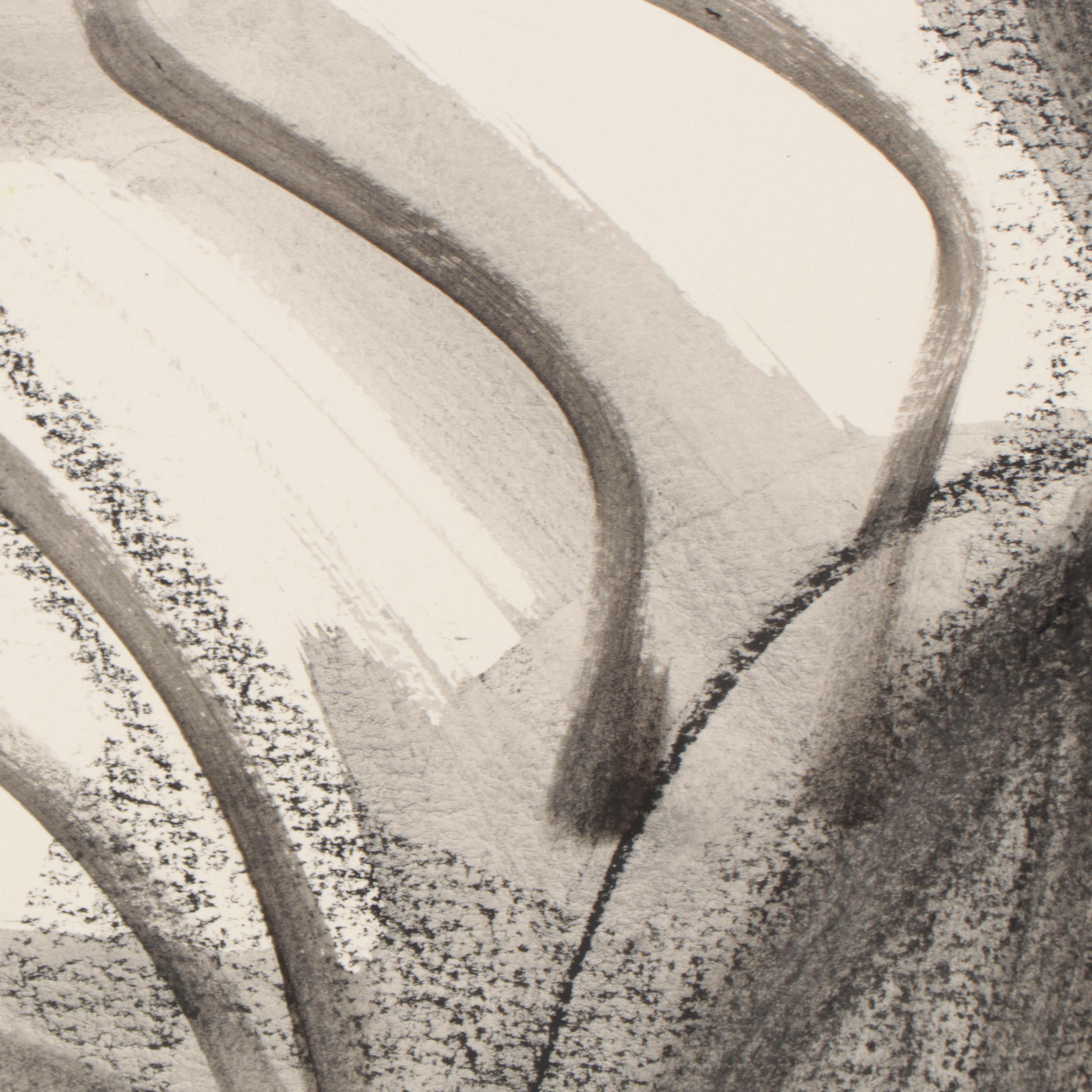 Jim Guest Figural Mixed Media Painting