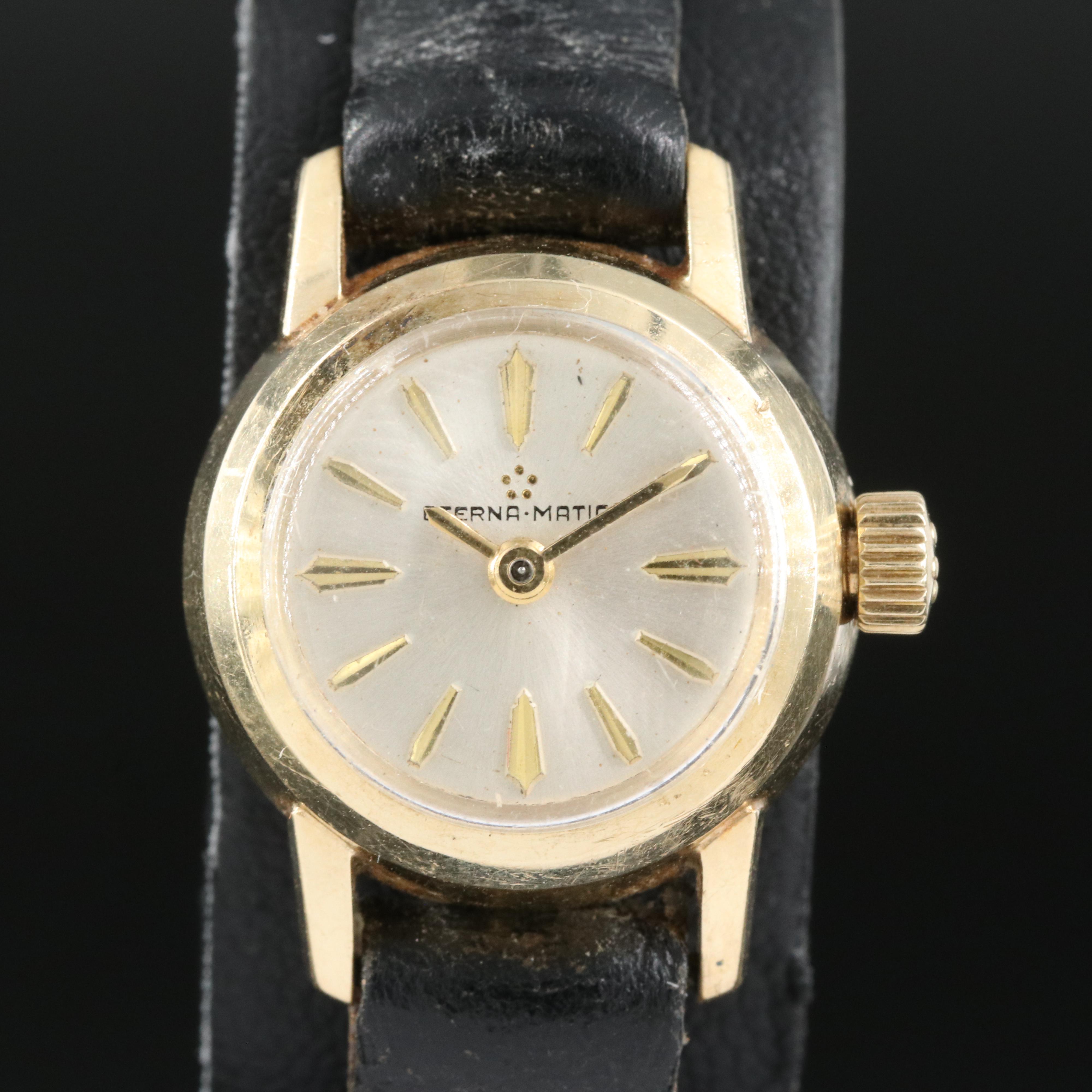 14K Eterna Eternamatic Vintage Watch