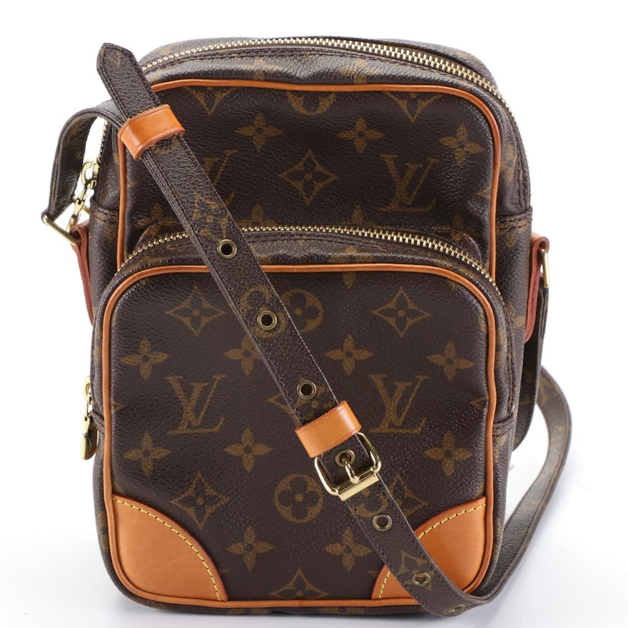 Louis Vuitton Amazone Crossbody Bag in Monogram Canvas and Vachetta Leather