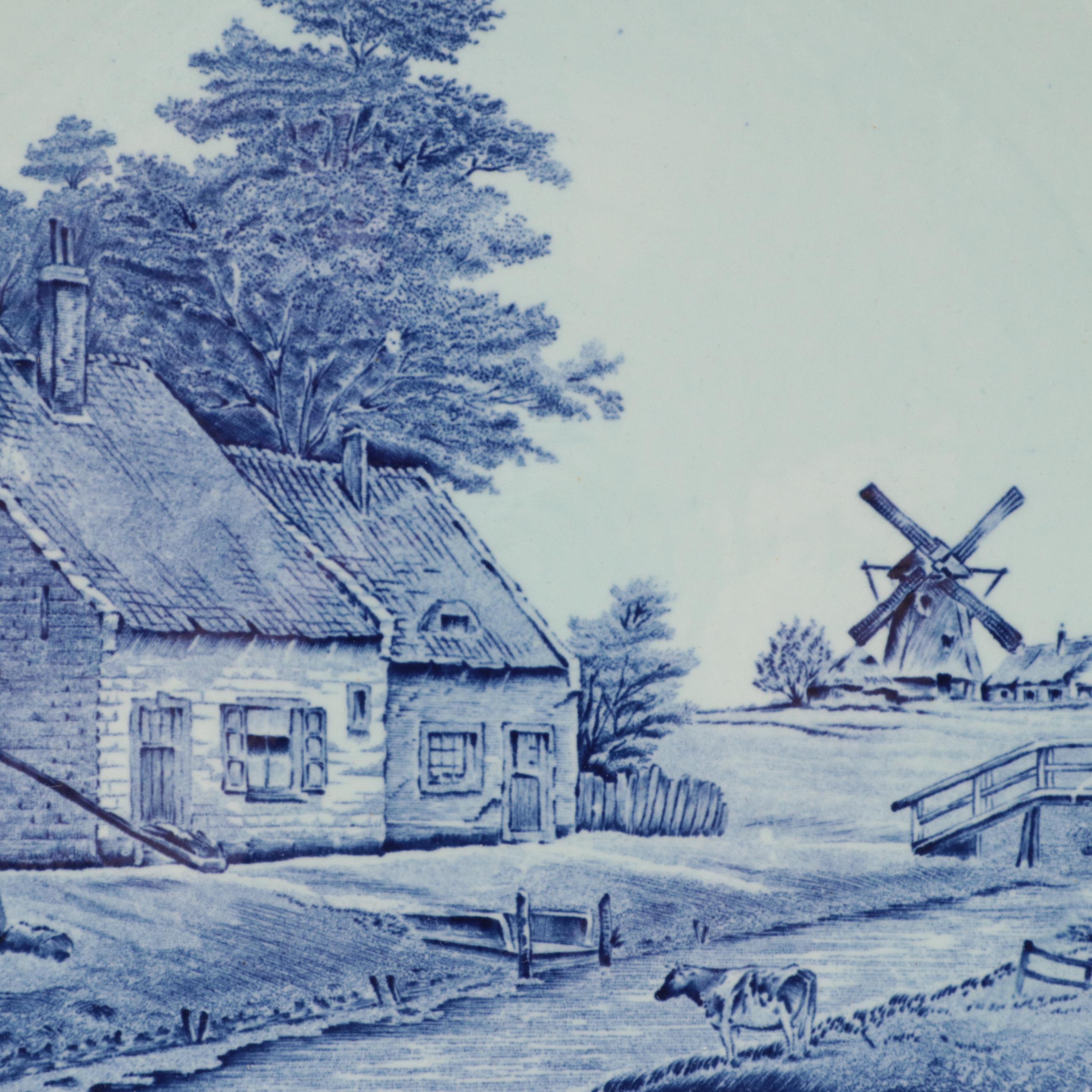 Boch for Royal Sphinx Hanging Delft Decorative Plates